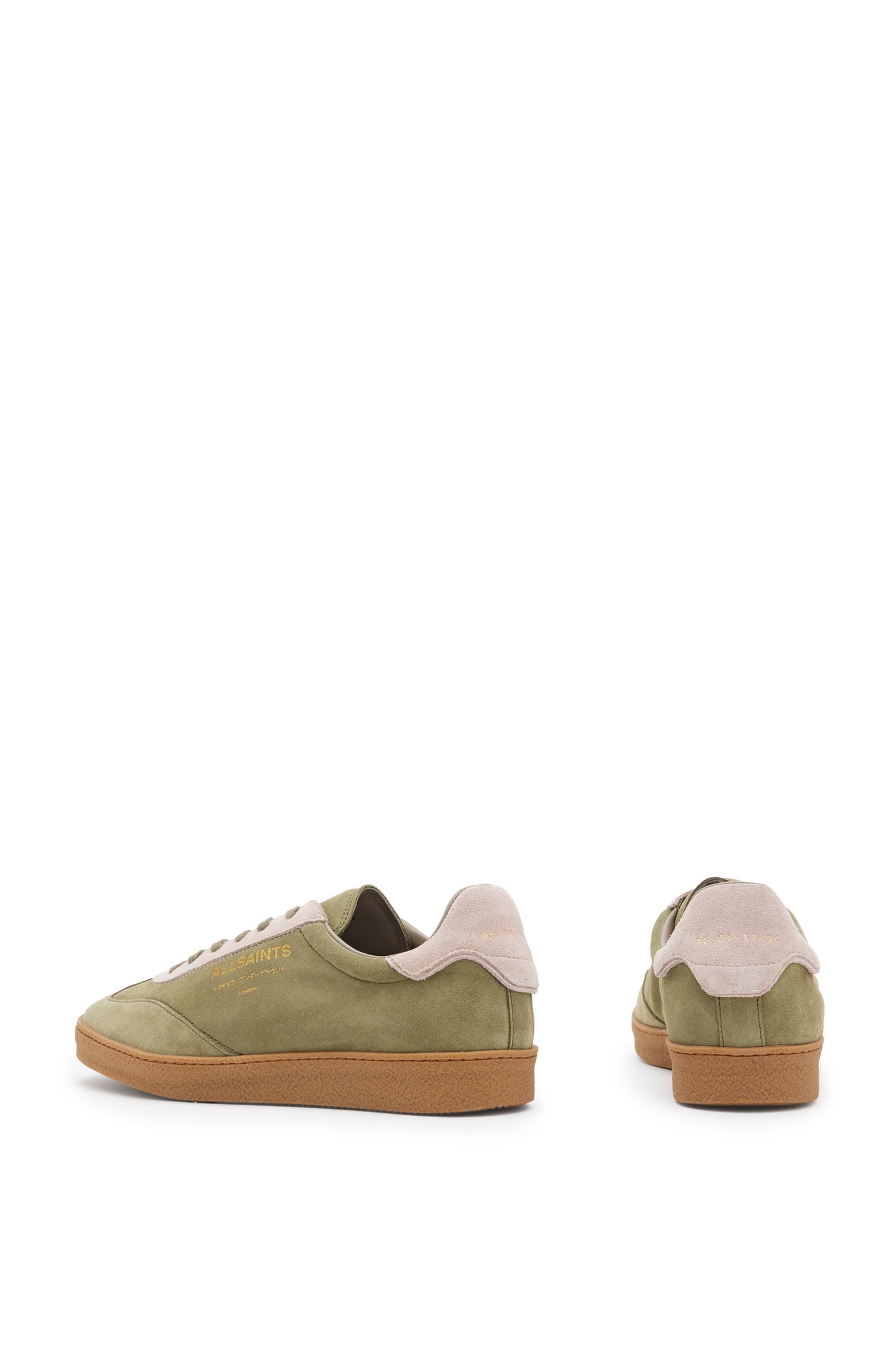 THELMA SUEDE SNEAKER KHAKI/ROSE PINK 4