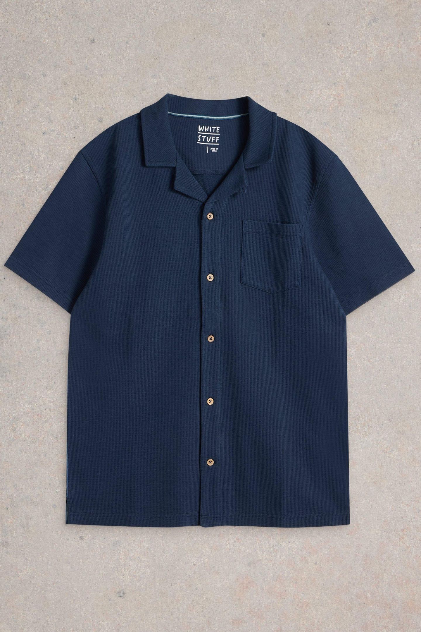 RIB SS JERSEY SHIRT DARK NAVY 6