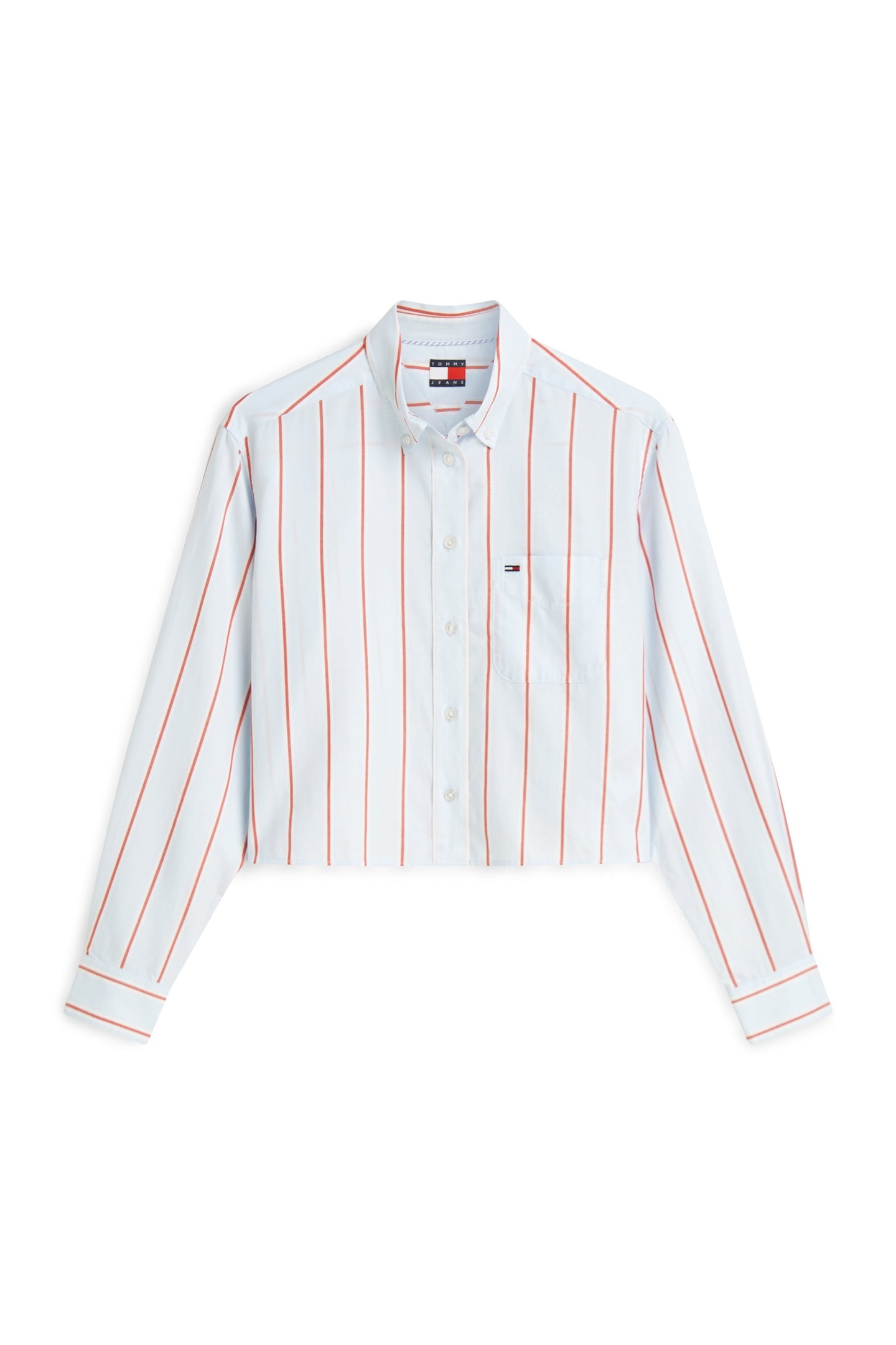 RELAXED CROP SHIRT KINGLY BLUE/MULTI STRIPE 4