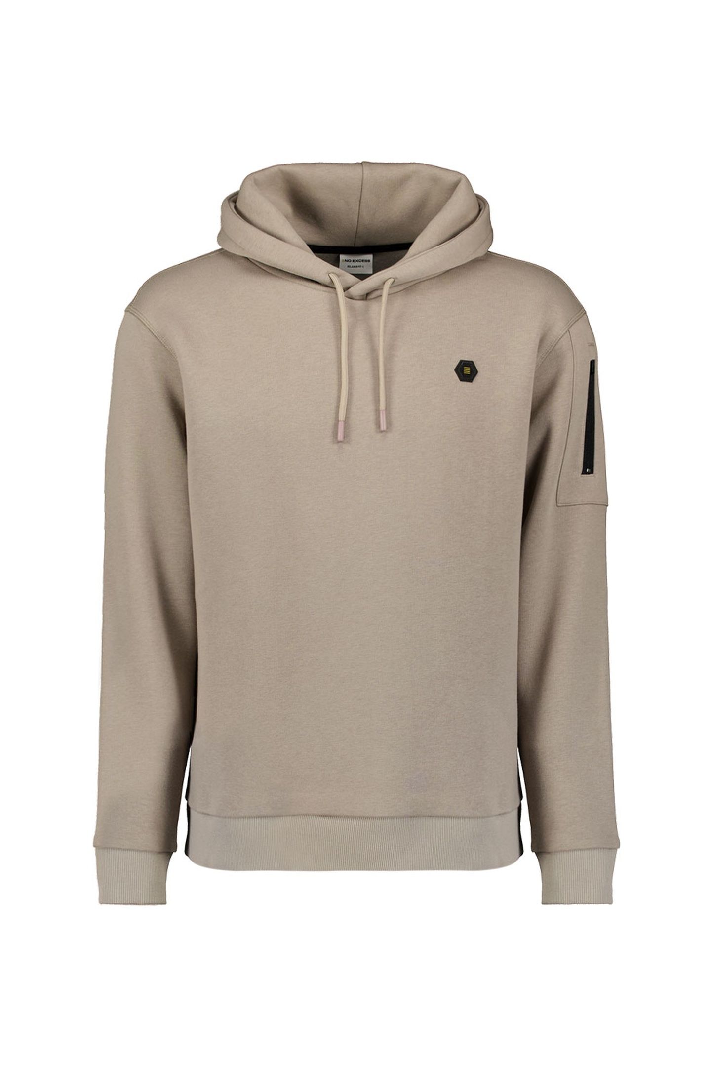 SWEATER HOODED BRUSHED CLAY 4