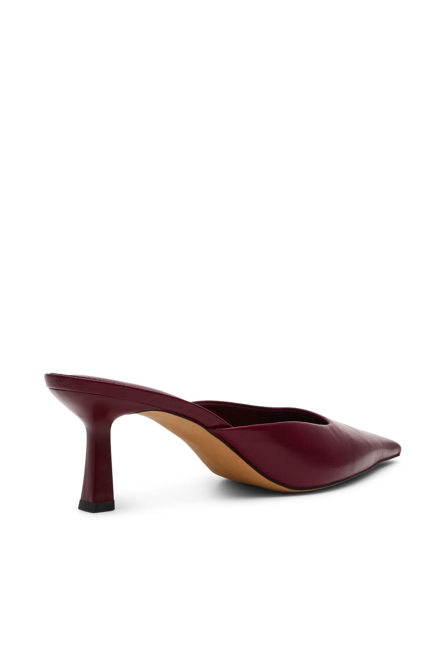 LISBETH MULES BURGUNDY LEATHER 2