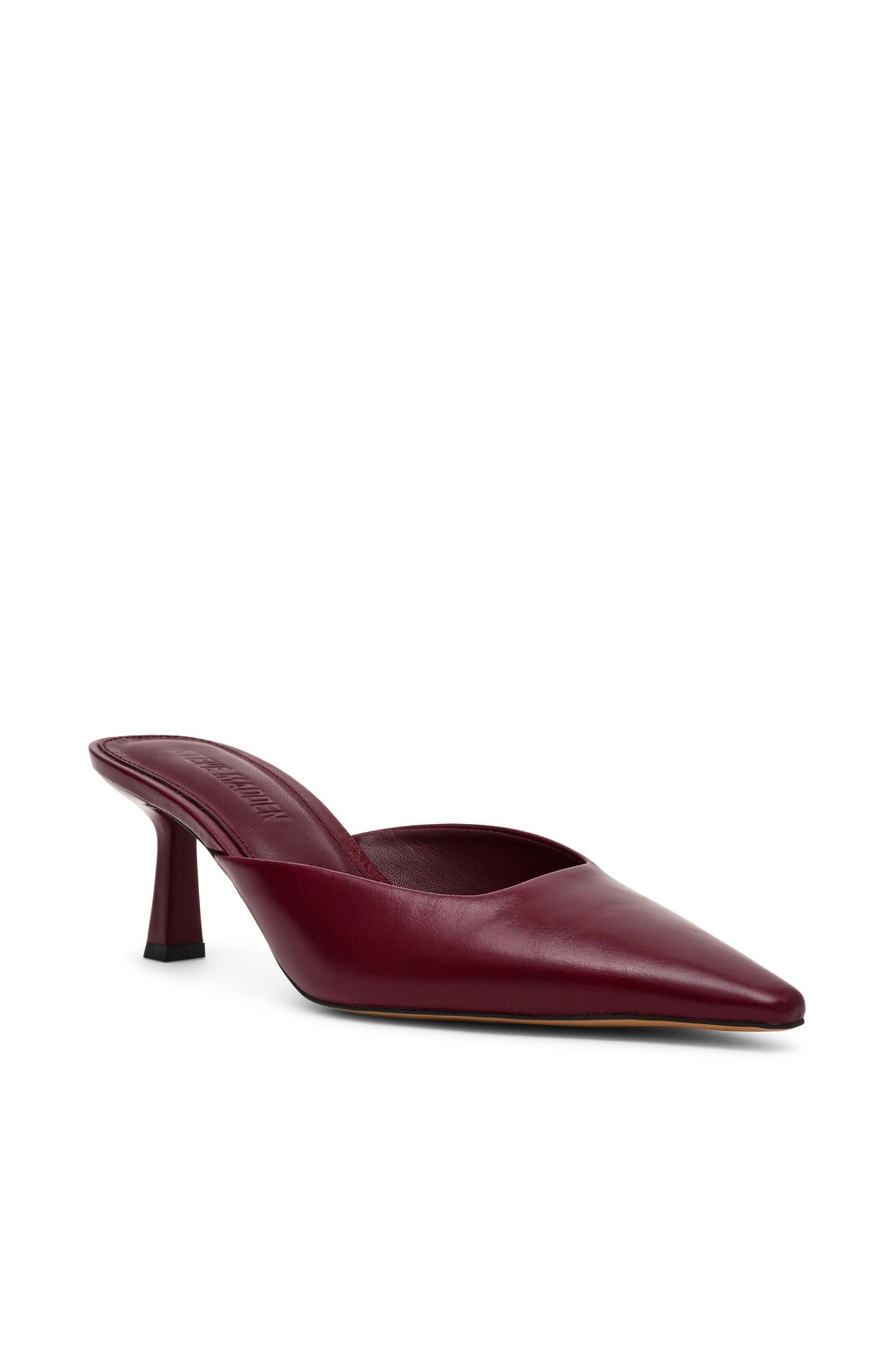 LISBETH MULES BURGUNDY LEATHER 3