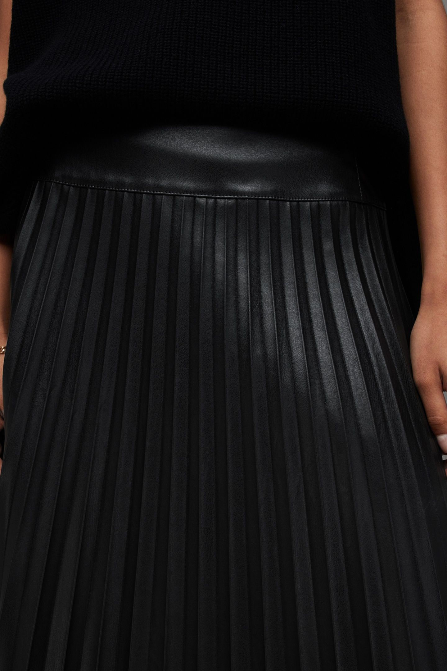 SYLVY FAUX SKIRT BLACK 5