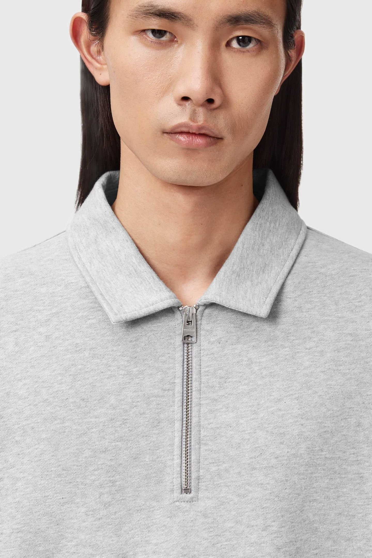 MILO SWEAT POLO LIGHT GREY MARL 8