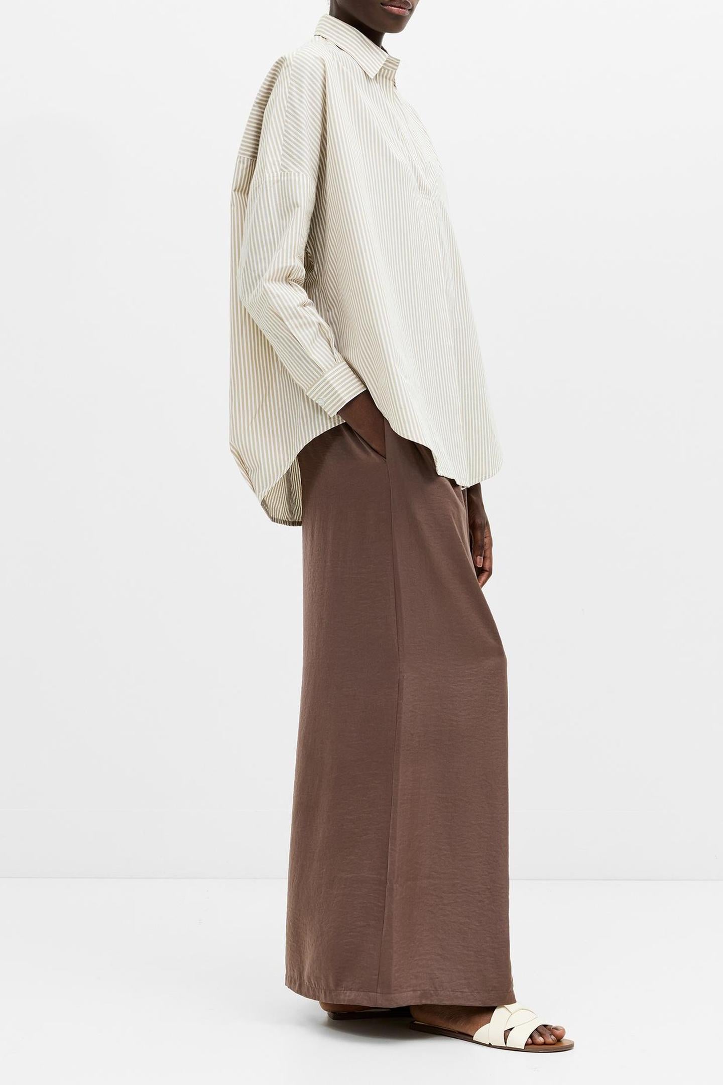STRIPE POPLIN L/S POPOVER INCENSE/WHITE 4