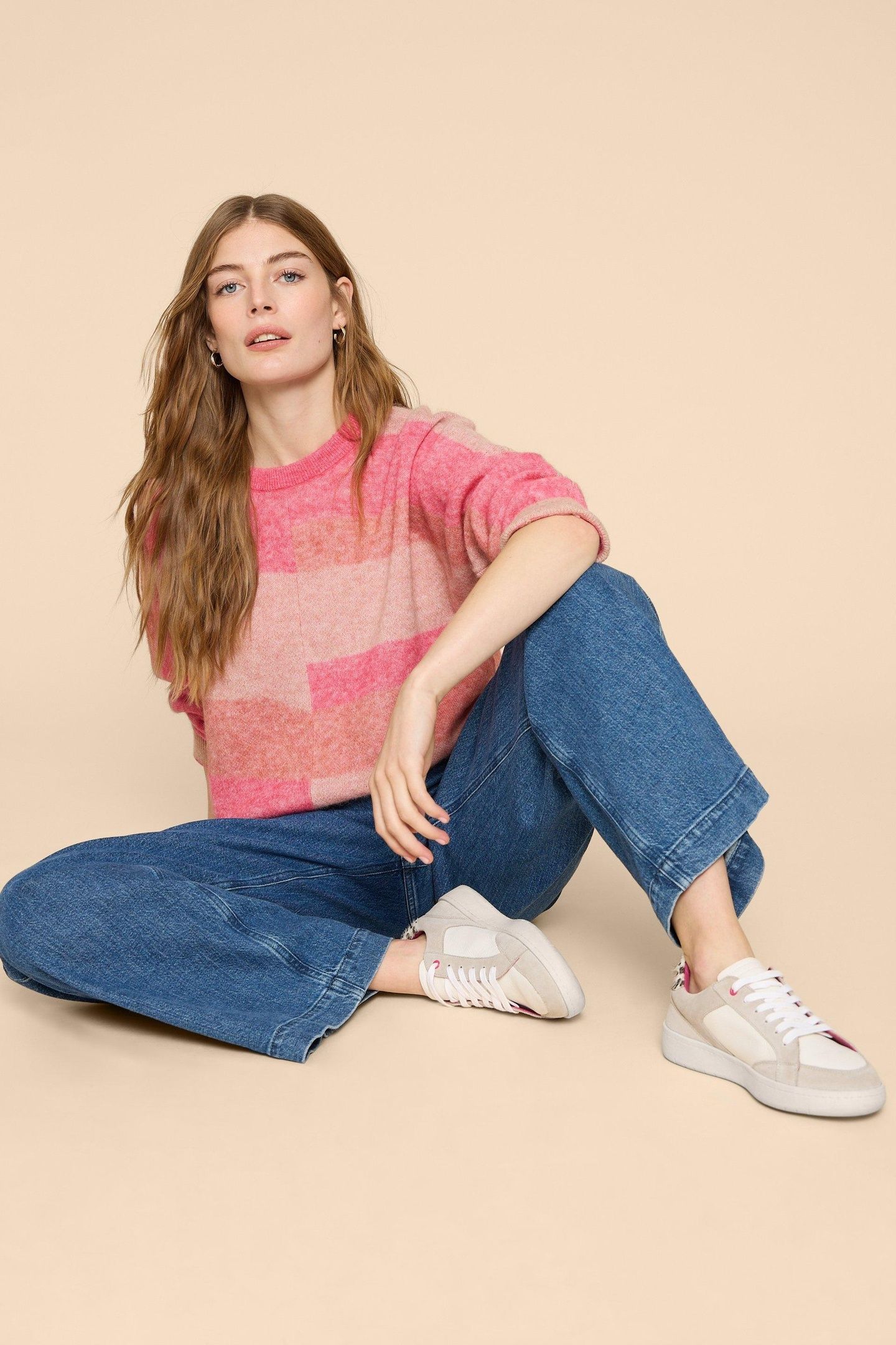 COLOURBLOCK DOLLY JUMPER PINK MULTI 7