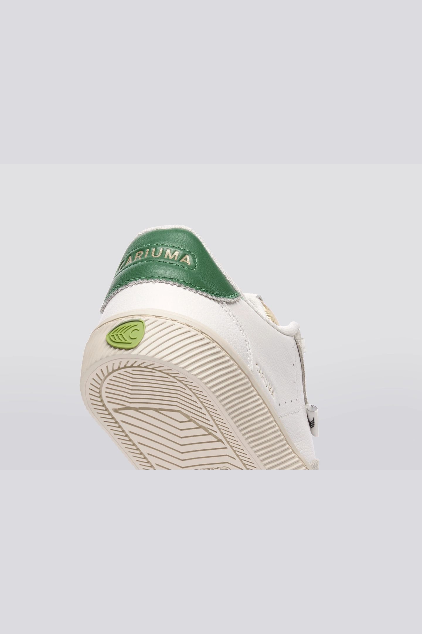 TOCA SOFT GRAIN LEATHER AND SUEDE WARM WHITE LUSH GREEN 4