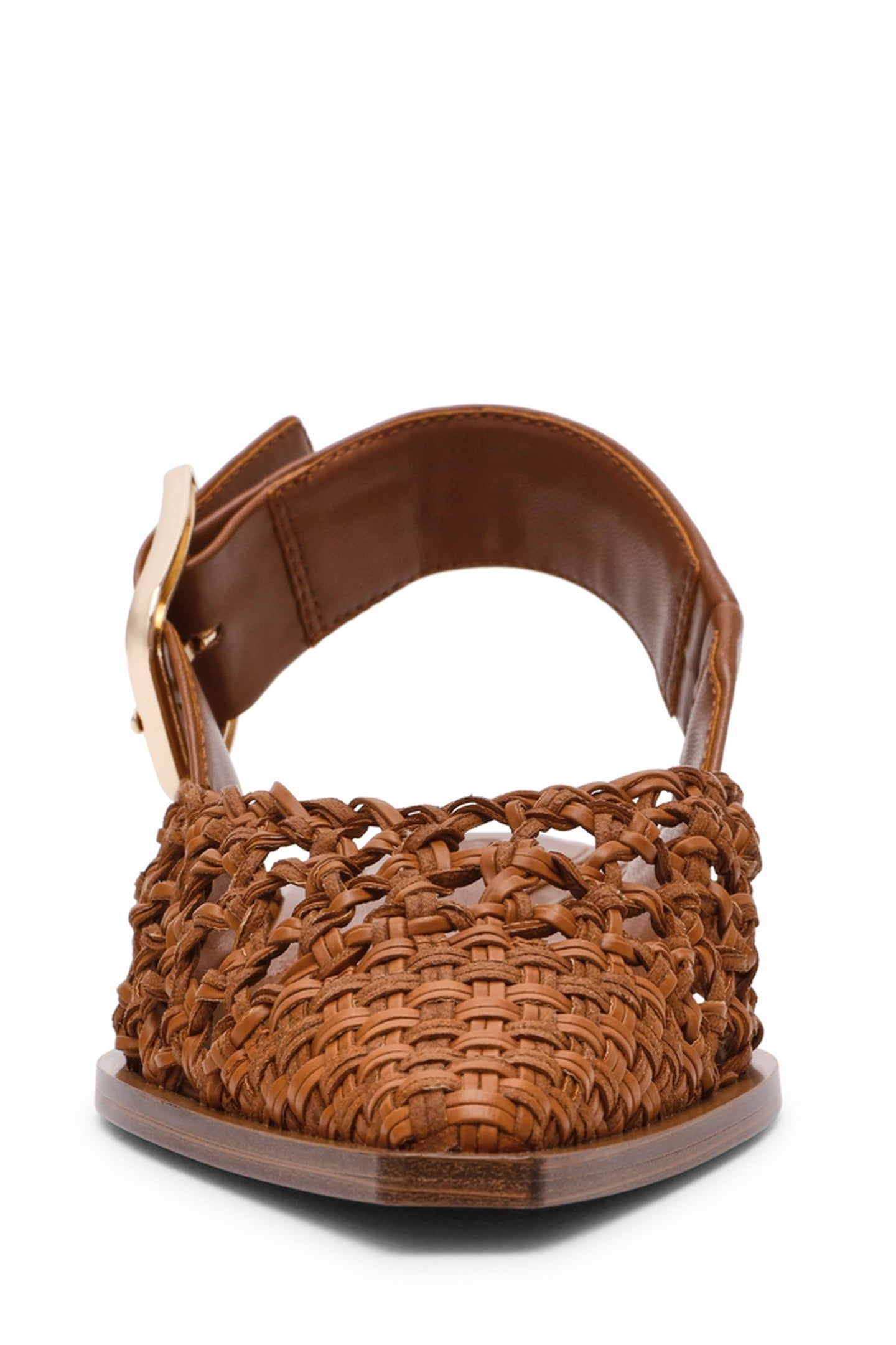 SHAY-W FLAT SHOES COGNAC 4