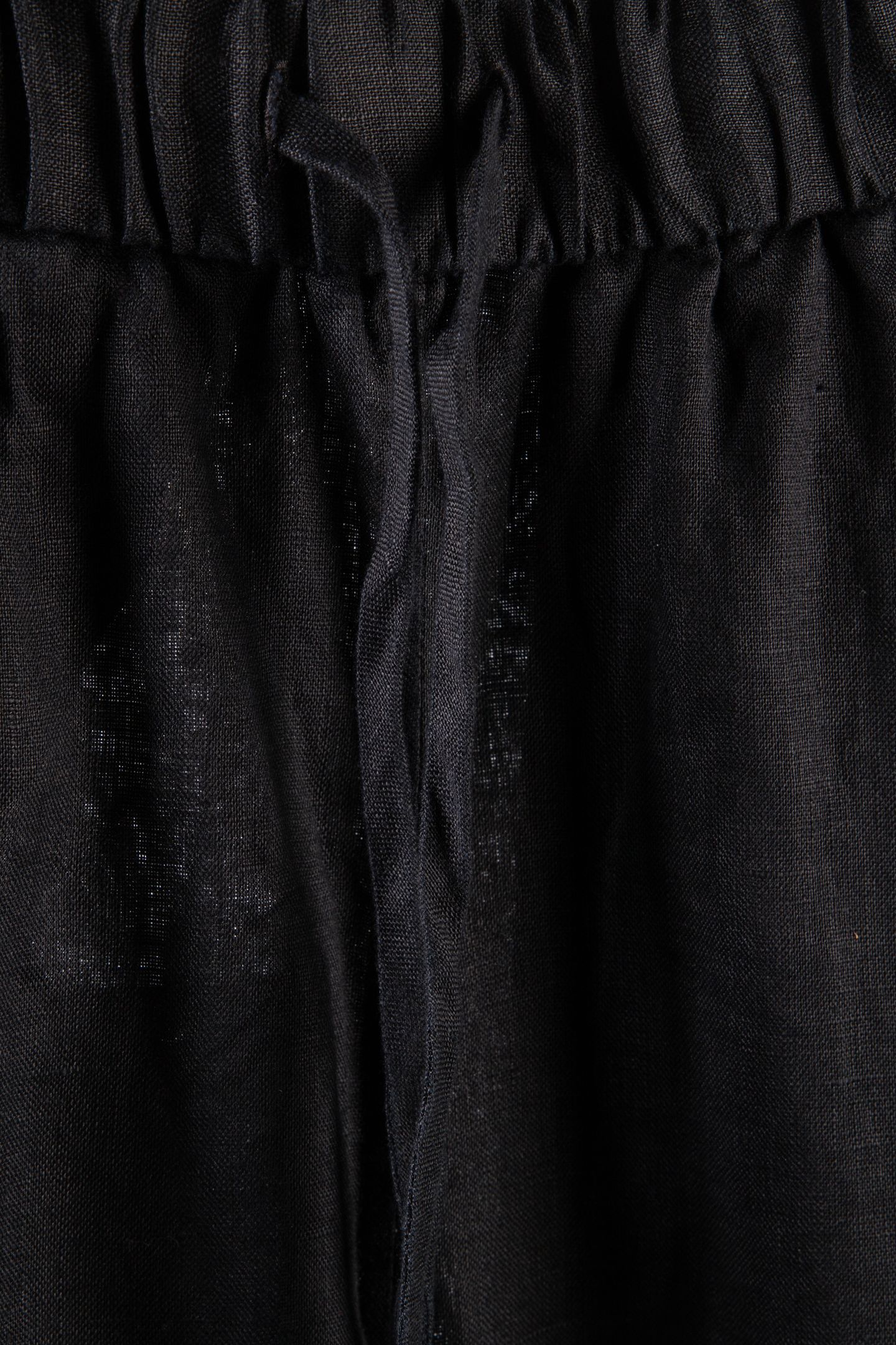 LUDVIG LINEN TROUSERS BLACK 4