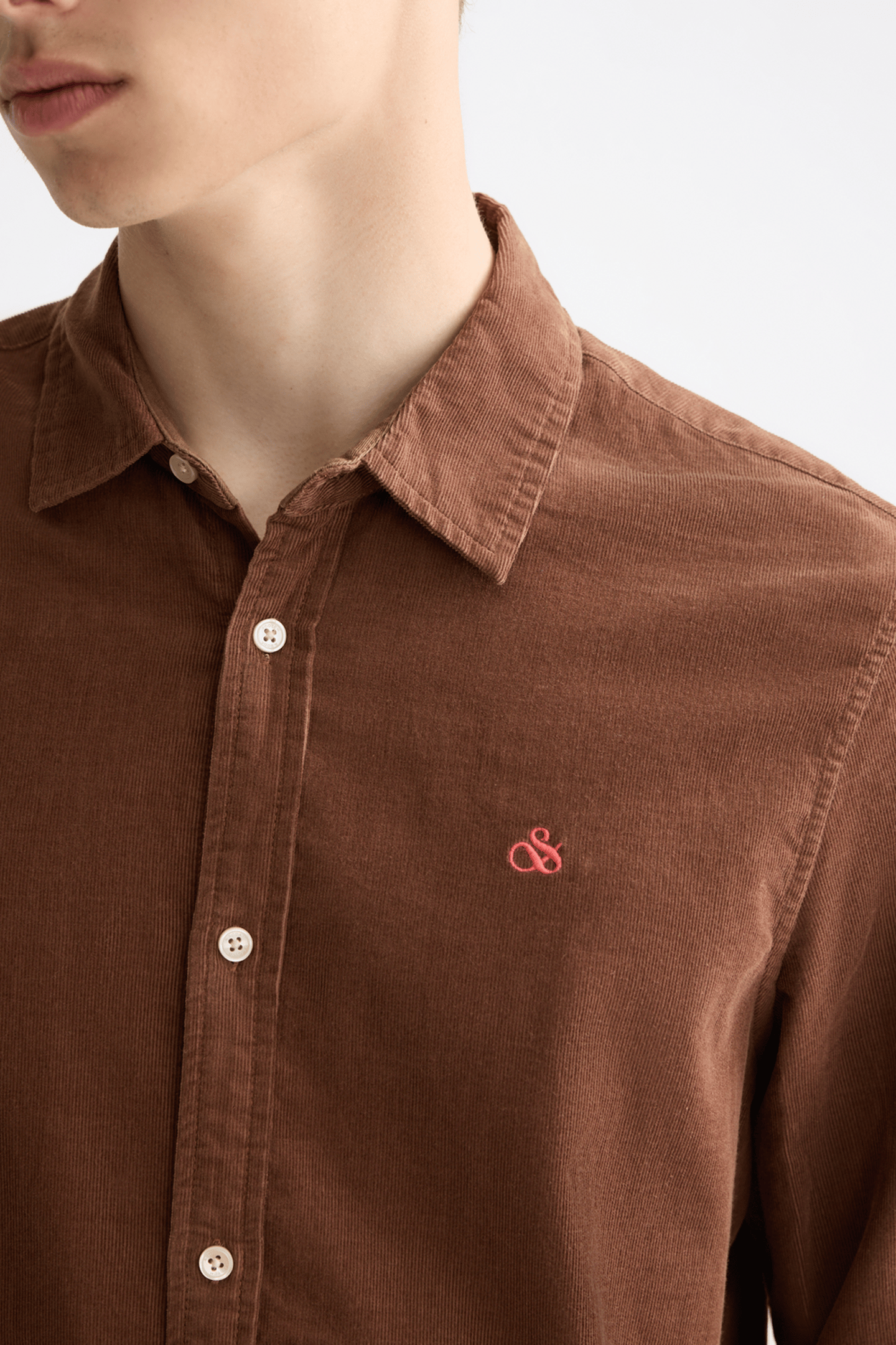 REGULAR-FIT CORDUROY SHIRT SOFT SILT 5