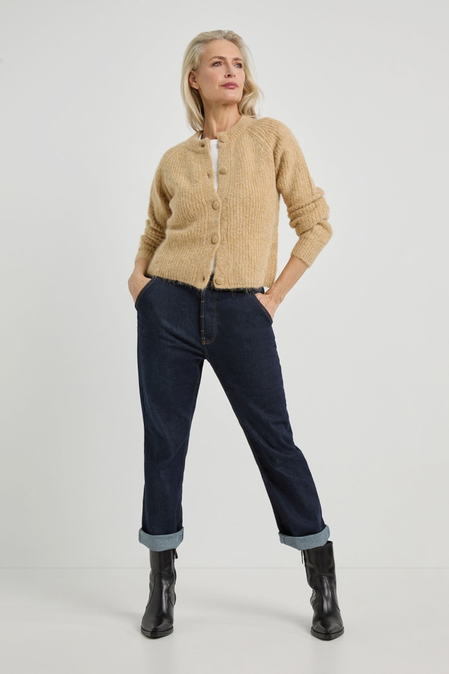 ABIGAIL CARDIGAN CAMEL 1