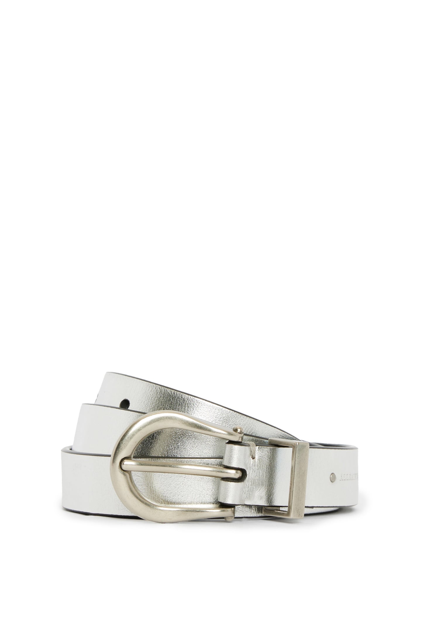 LUNA MET WSTRN BELT SILVER/DULL NICKEL 1