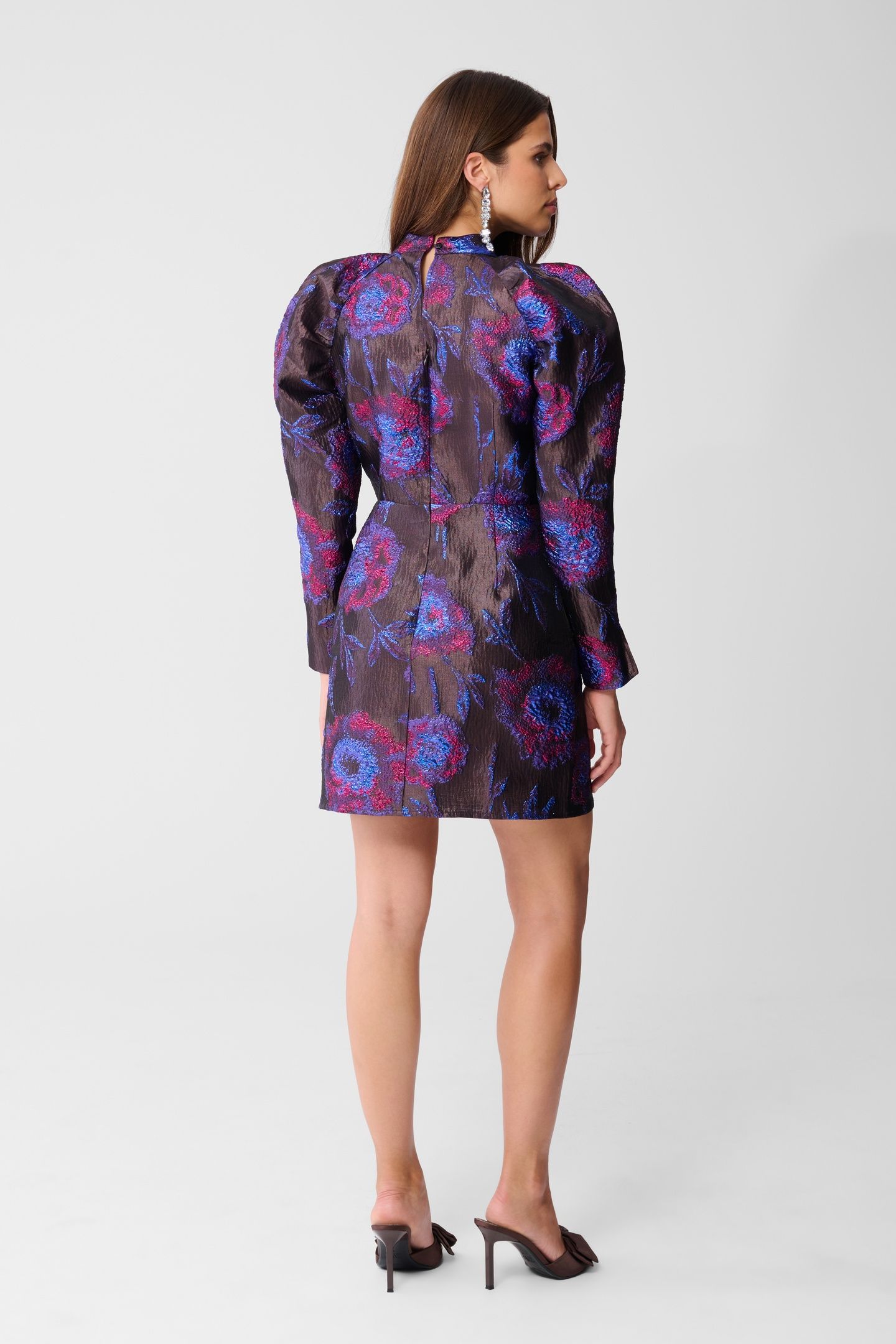 LA-SBJACQUARD PARTY SLEEVE DRESS VARIOUS 2