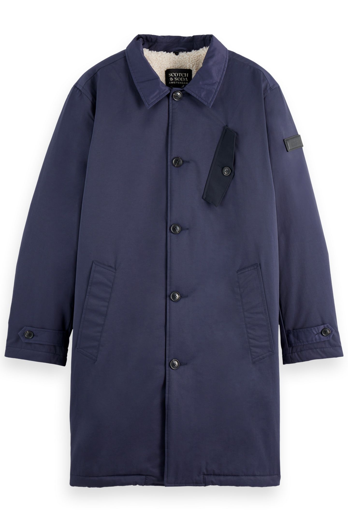 TEDDY COLLAR COAT PEACOAT 3