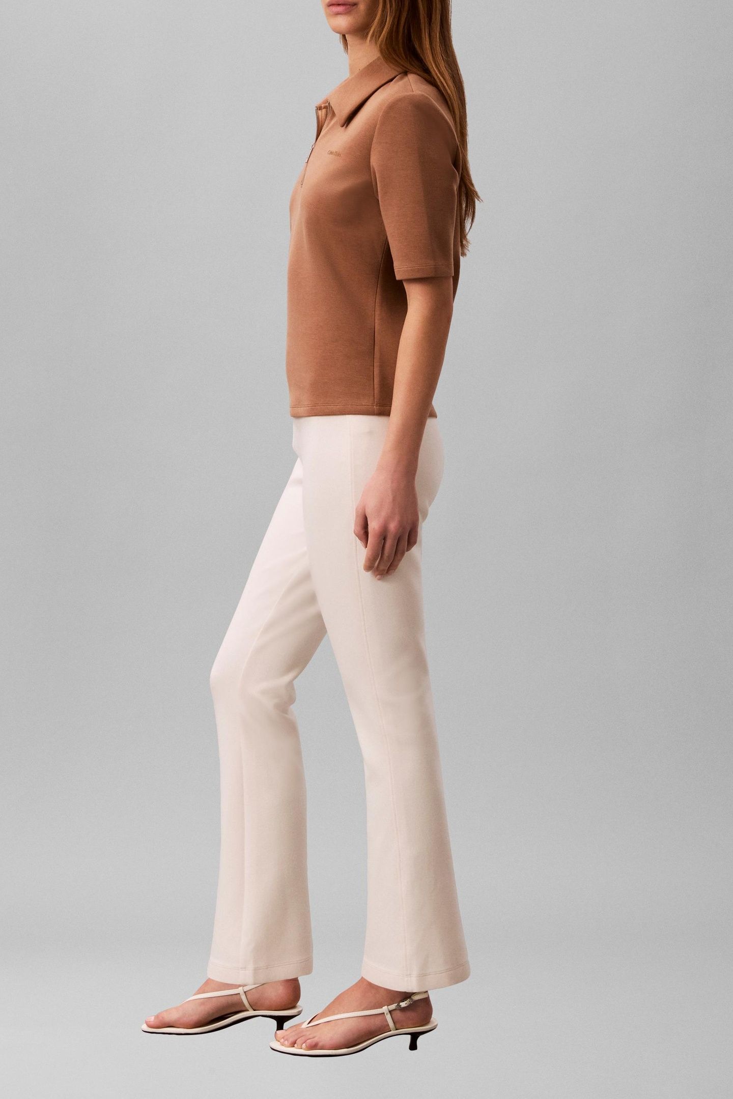HEAVYWEIGHT SPACER FIT FLARE JEAN TOFU 2