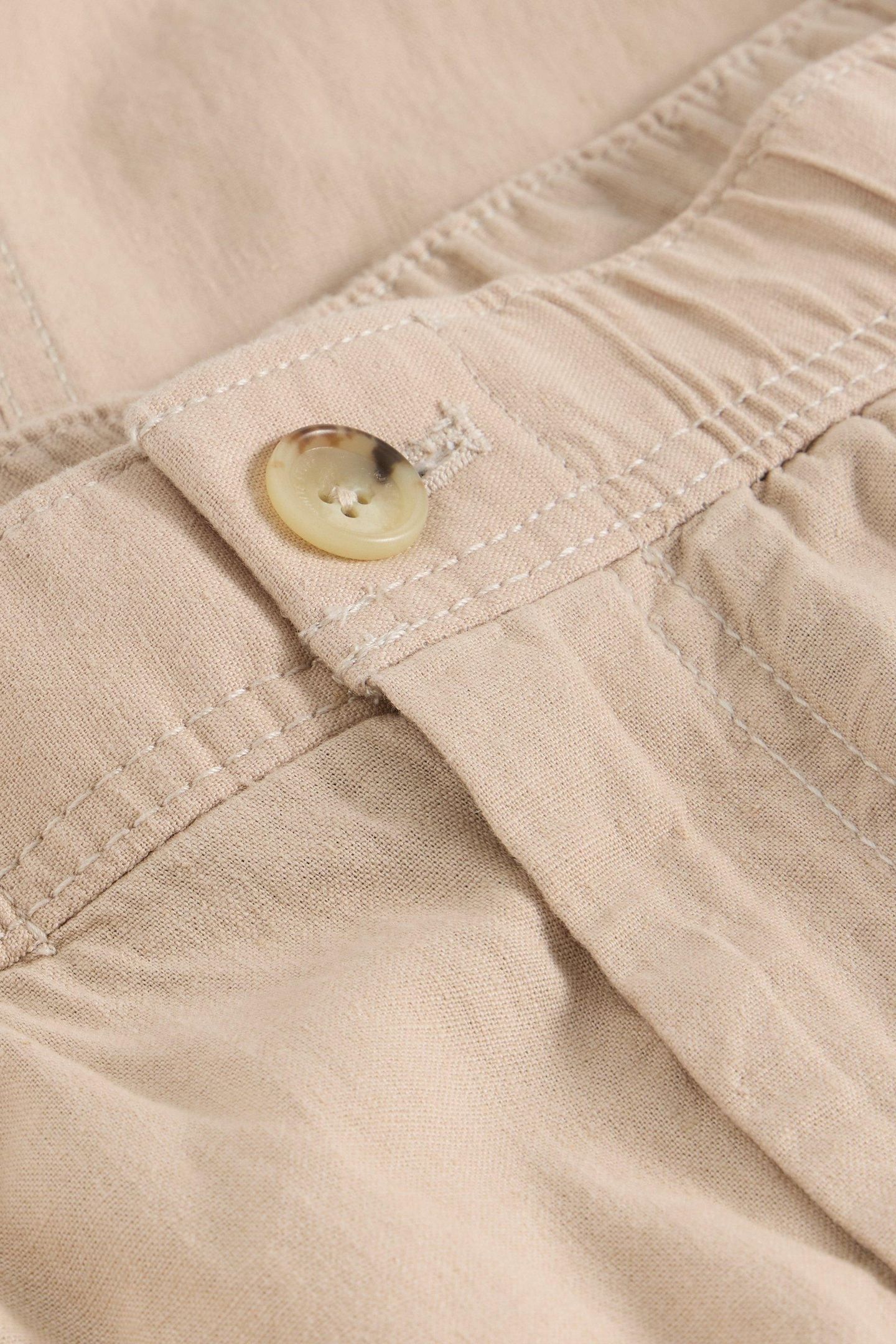 DRAWSTRING LINEN BLEND TROUSER LIGHT NATURAL 5