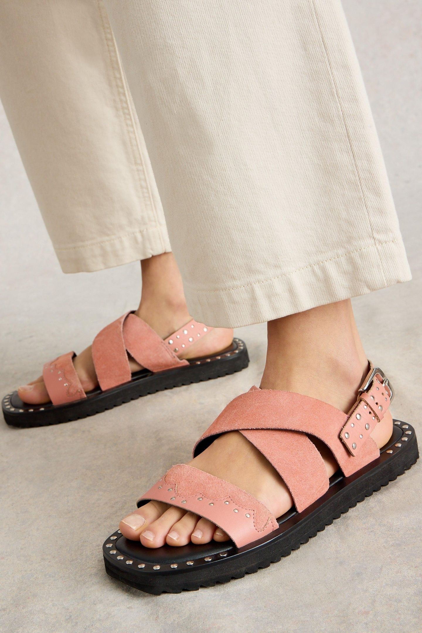DOLLY WESTERN SANDAL MID PINK 5