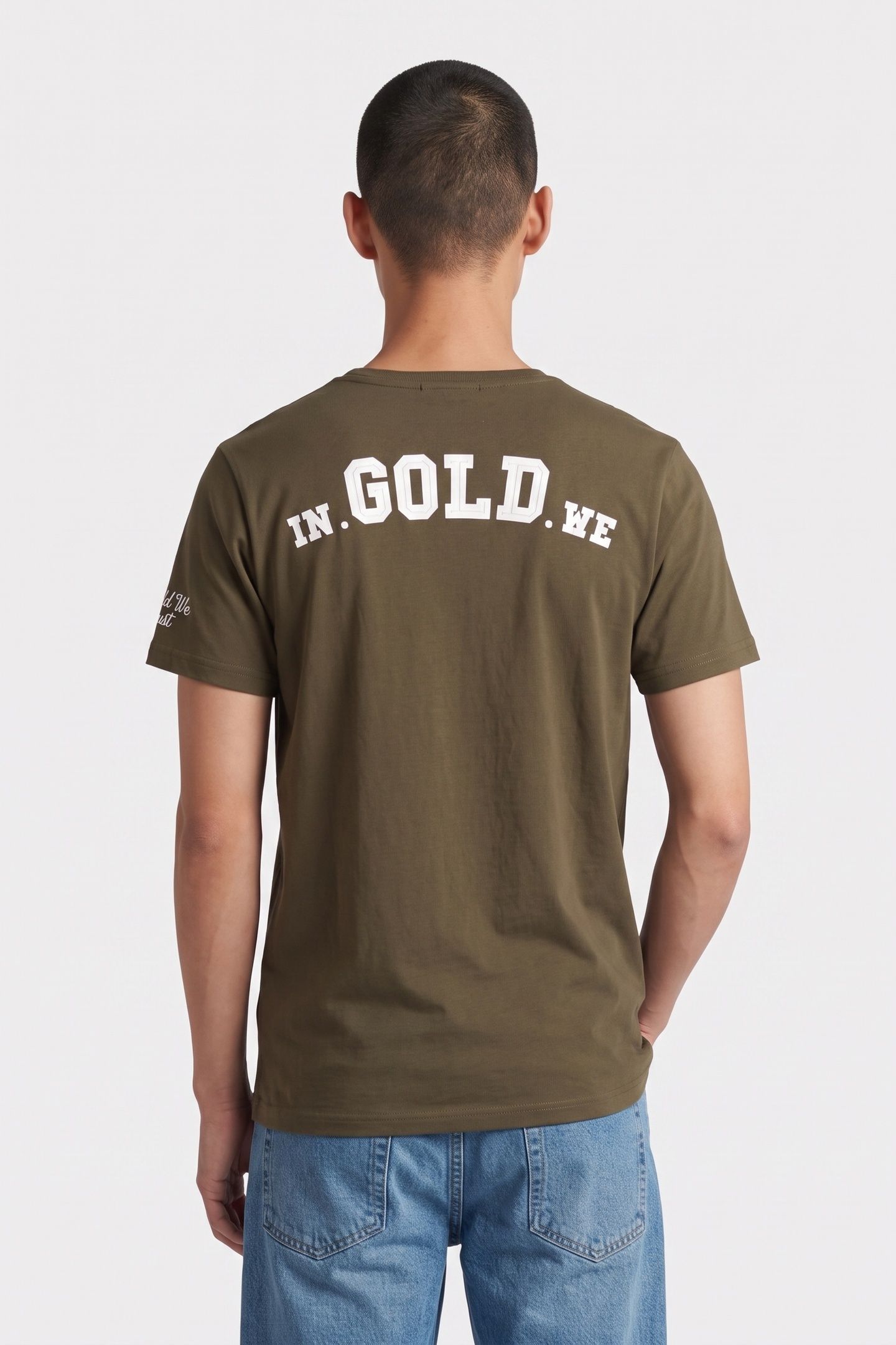 PAINT T-SHIRT DARK GREEN 4