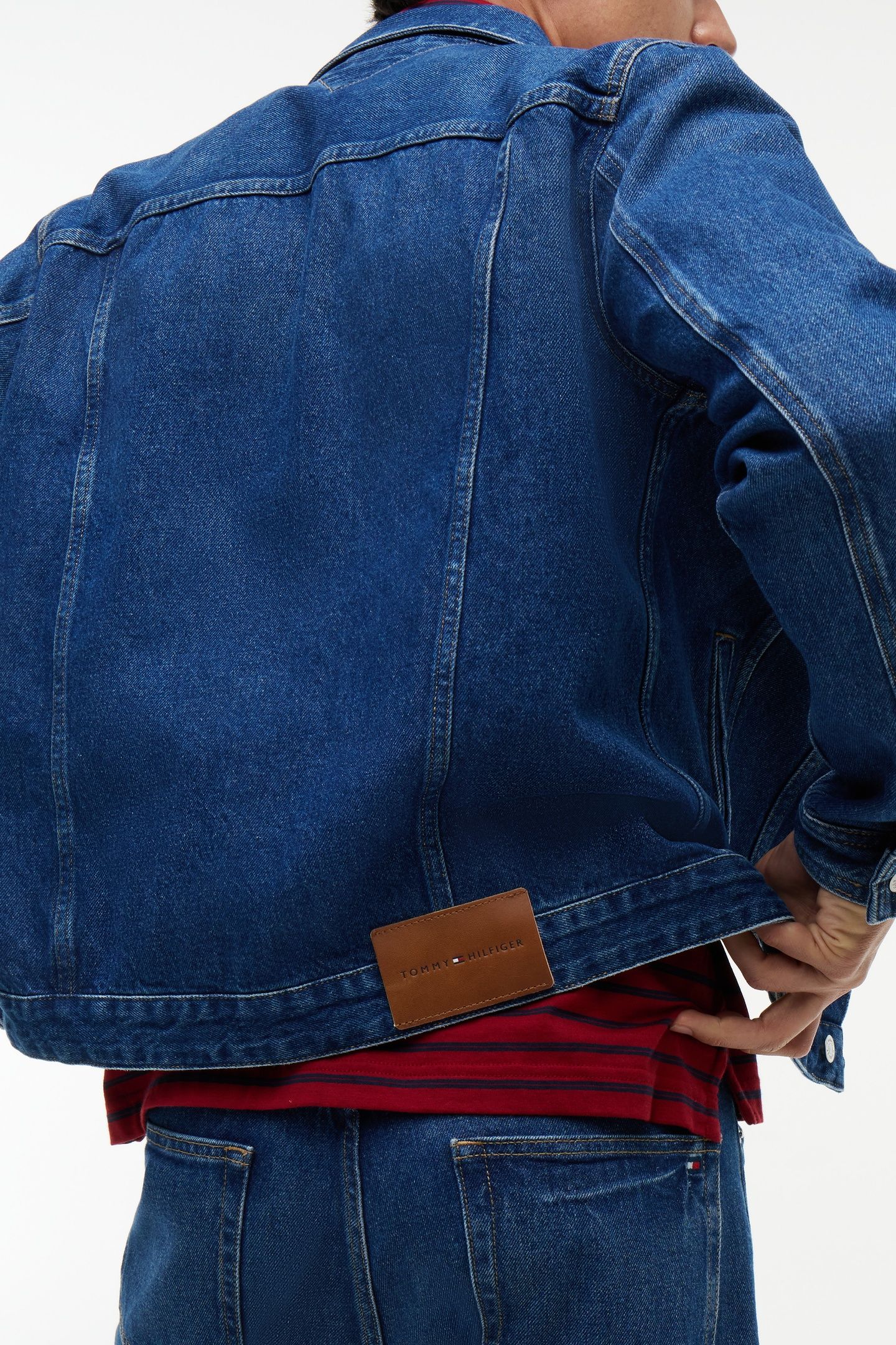 REGULAR TRUCKER JACKET IKE BLUE 6