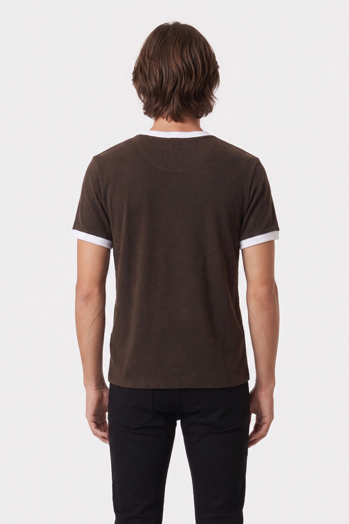 SHORT-SLEEVED T-SHIRT WITH FRONT PRINT BLACK WASHED 2