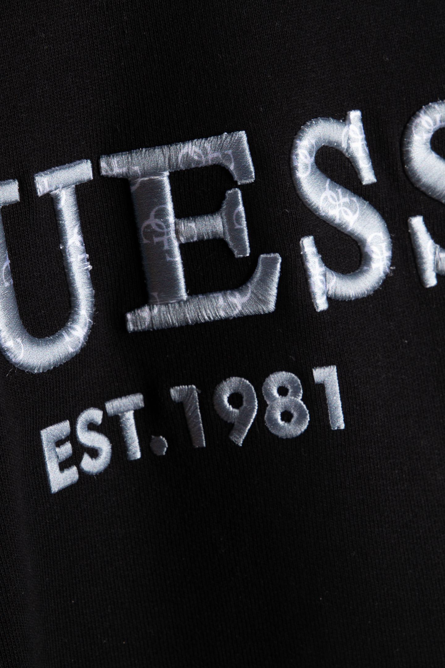 GUESS ECO BEAU CN SWEATSHIRT JET BLACK A996 4