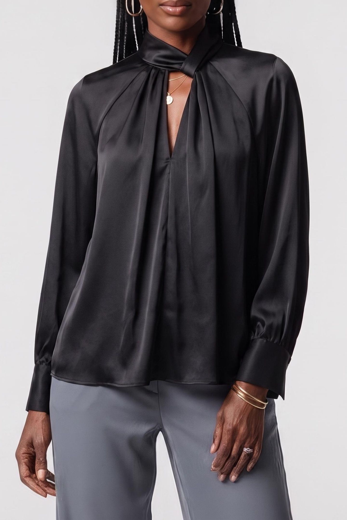 DION LS RELAXED BLOU JET BLACK A996 1