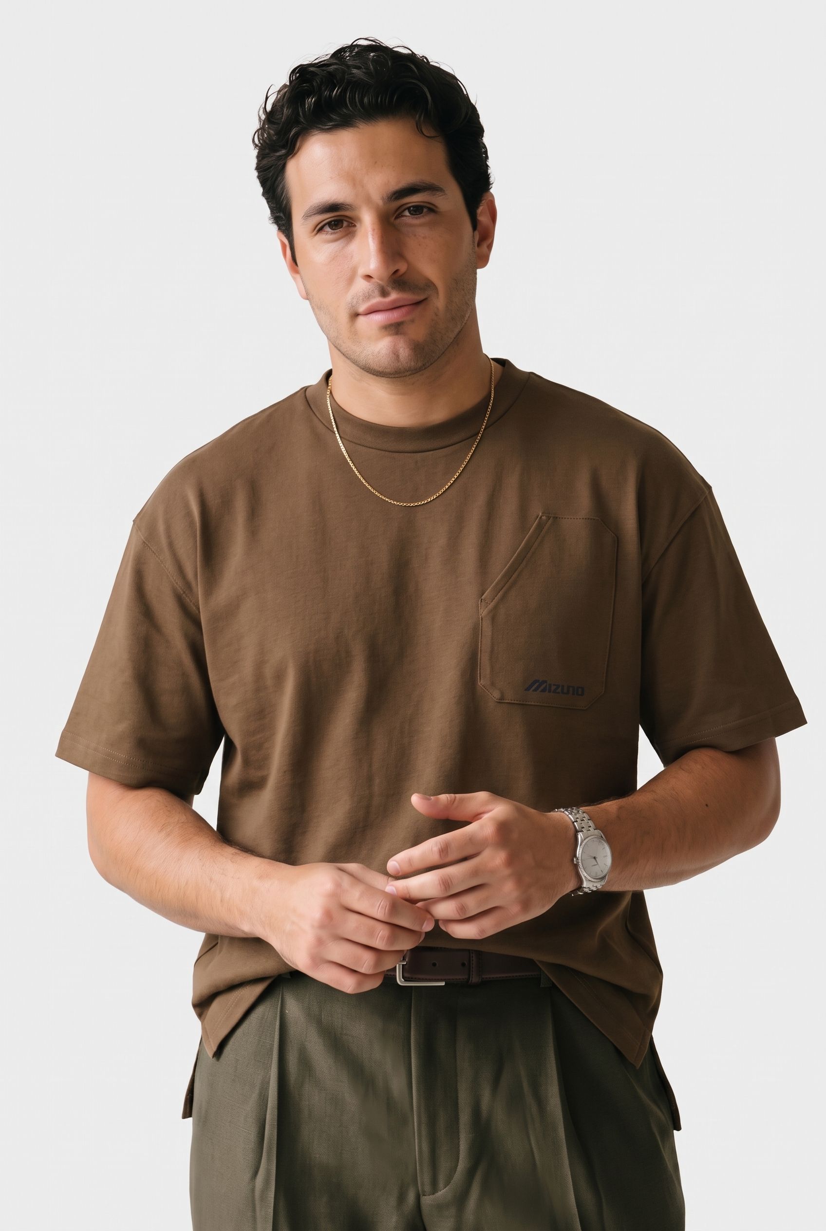 UNISEX SL HEAVY OUNCE T-SHIRT DARK OLIVE 5