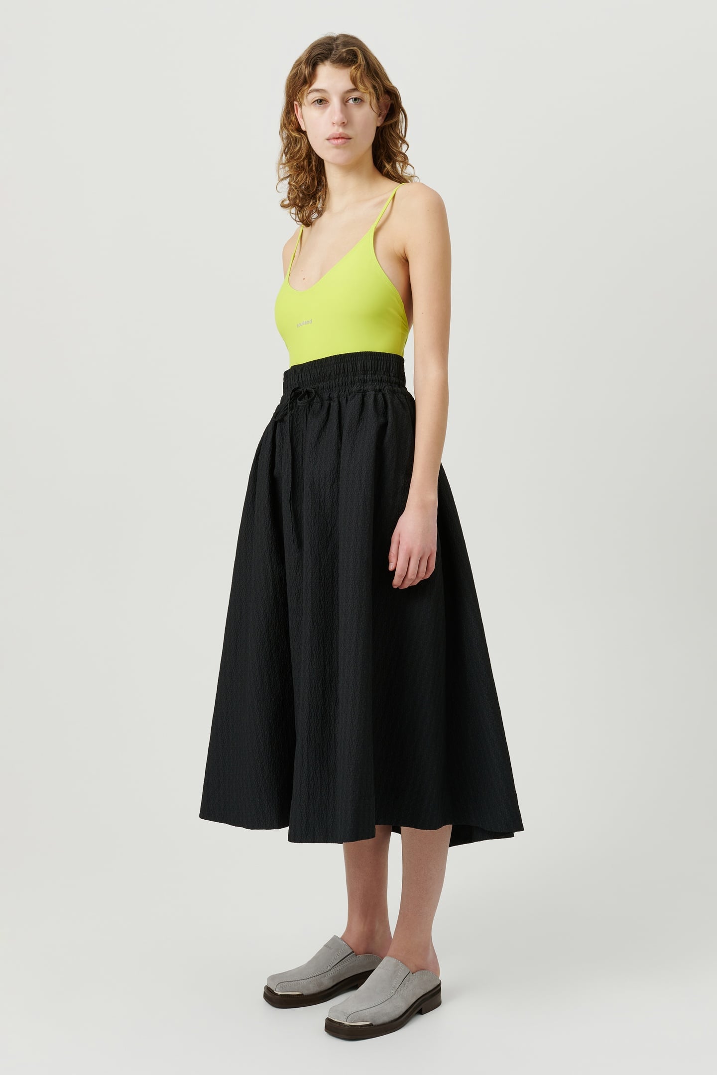 MEIR SKIRT BLACK 1