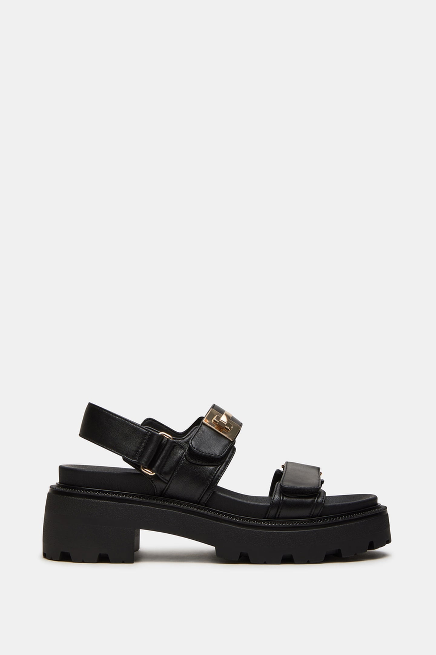 SUPERMONA SANDALS BLACK LEATHER 1