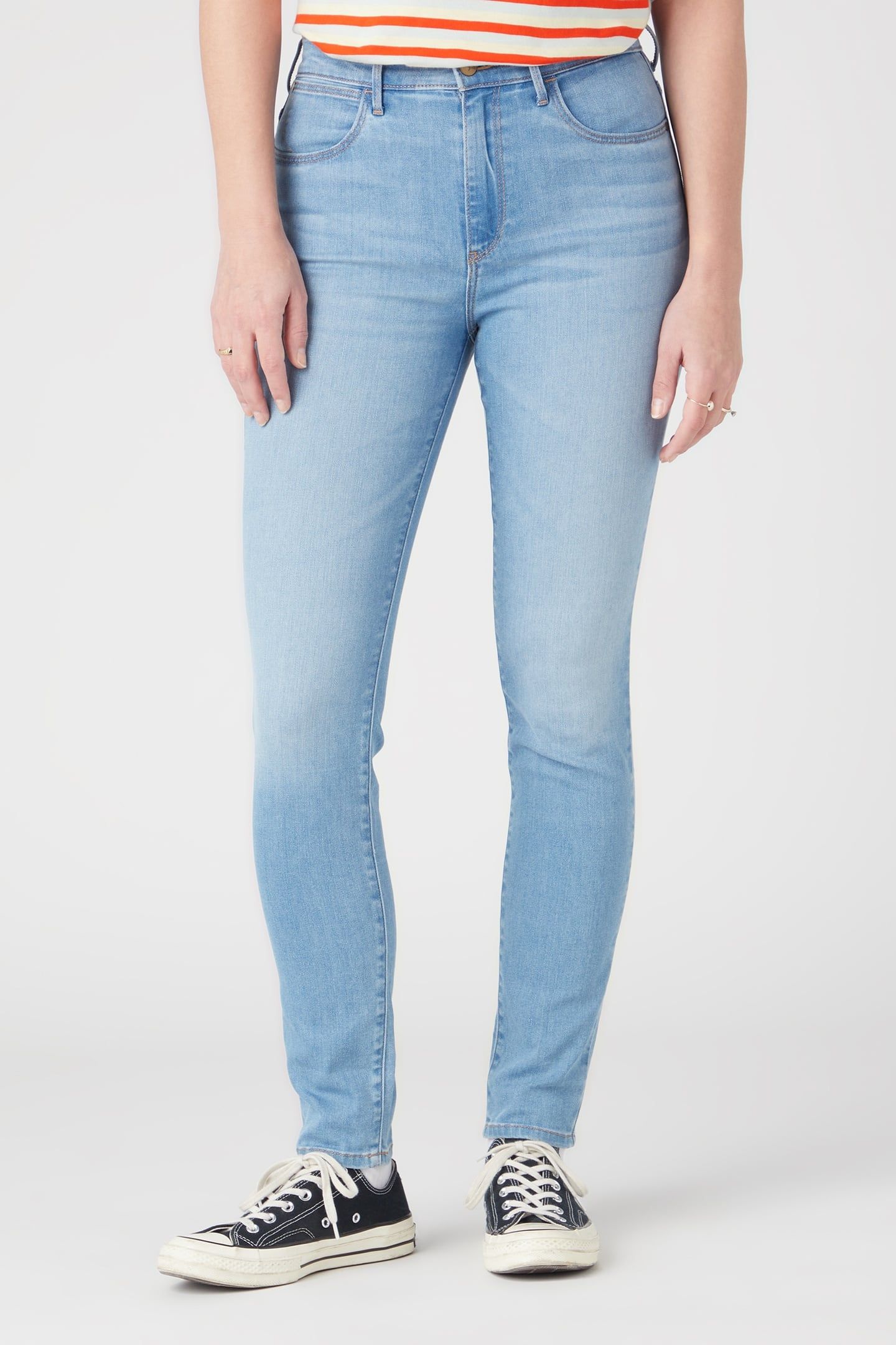 HIGH SKINNY BROOKLYN DENIM BLUE JEANS 1