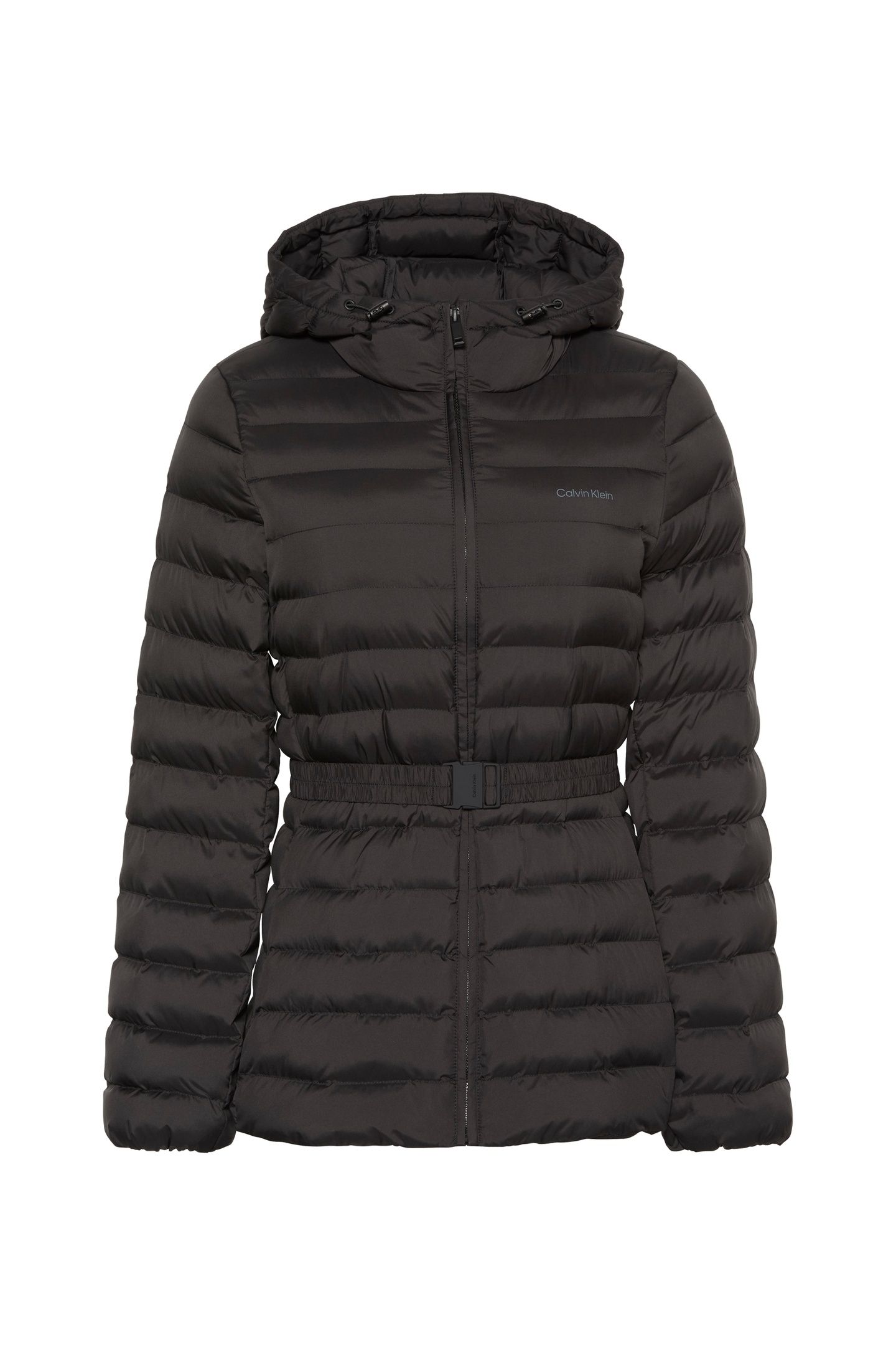 ULTRA-LIGHTWEIGHT BELTED PUFFER JACKET BLACK 5