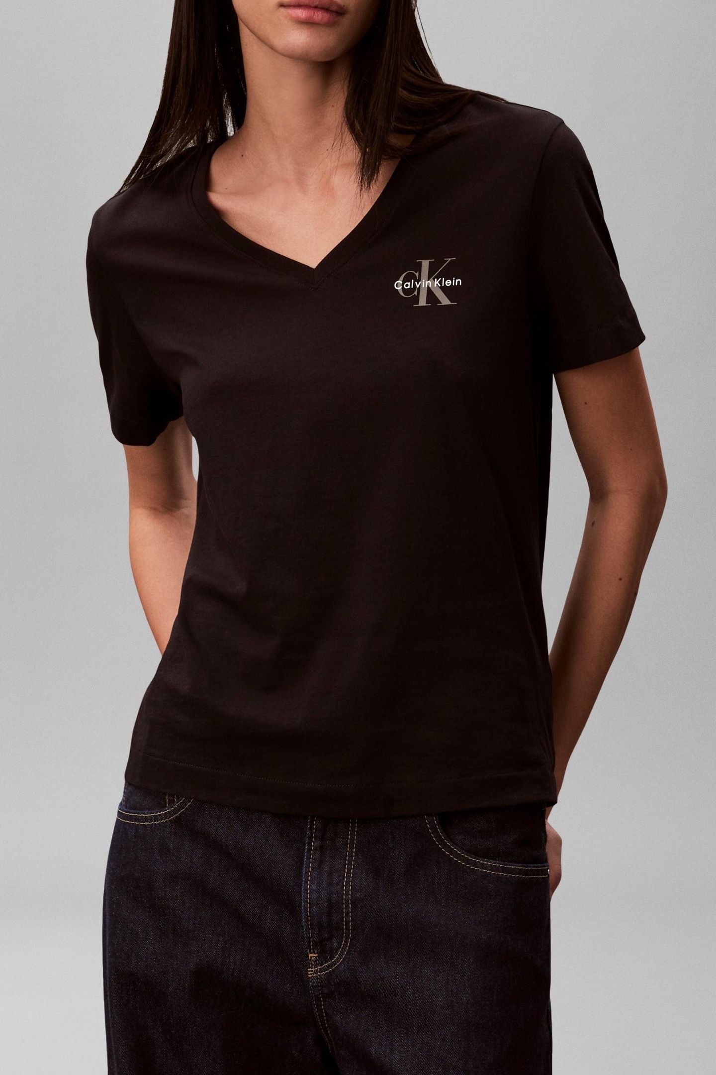 2-PACK V-NECK T-SHIRTS CRADLE PINK/BLACK 2