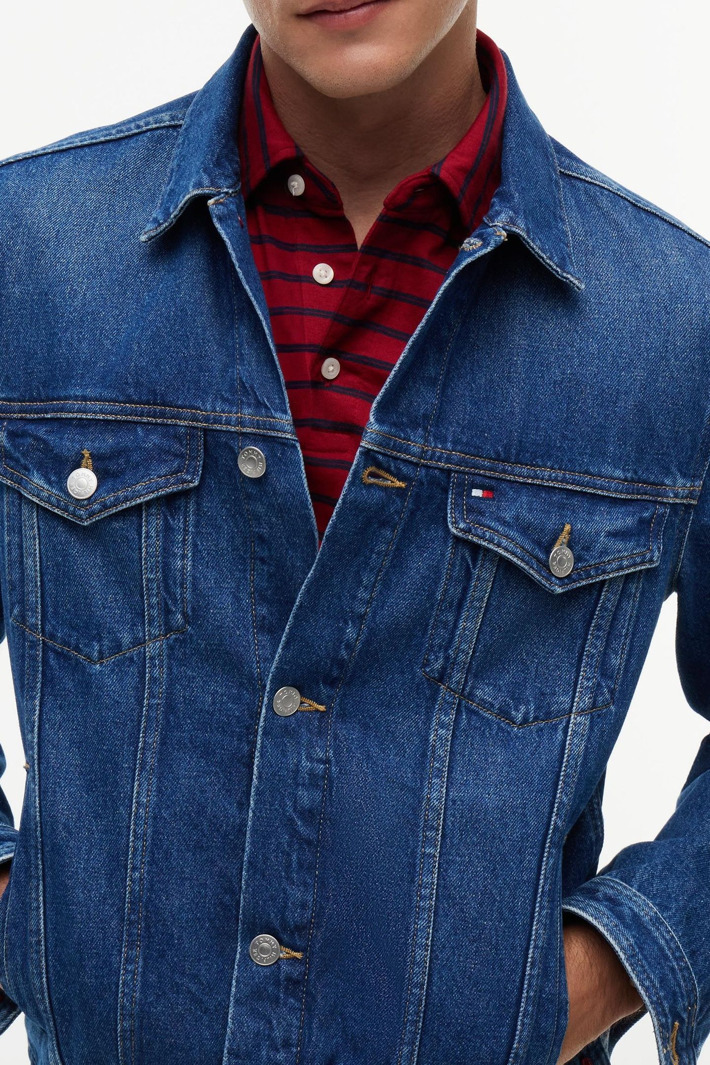 REGULAR TRUCKER JACKET IKE BLUE 5