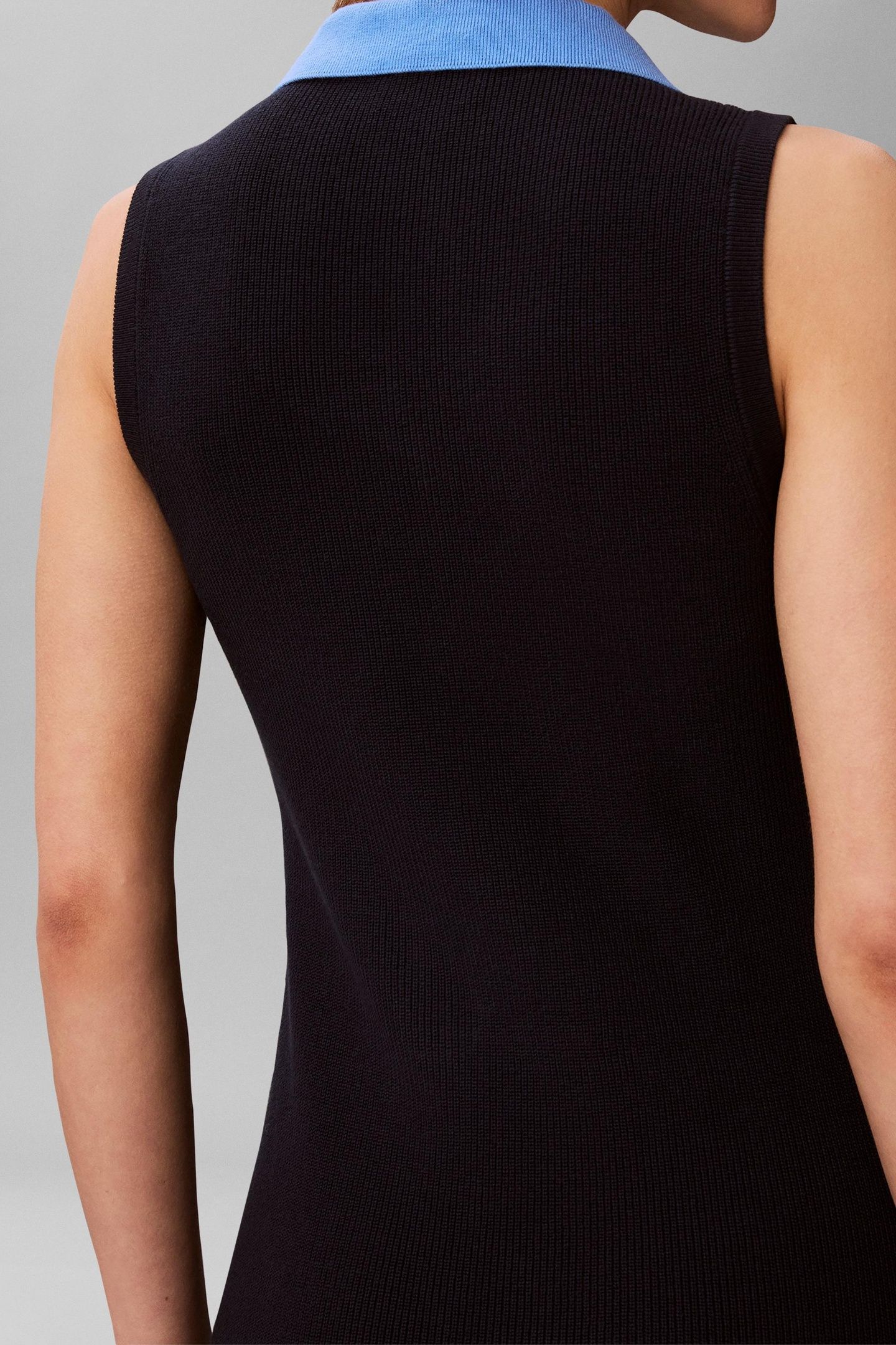 WOVEN LABEL POLO DRESS DARK SAPPHIRE 5