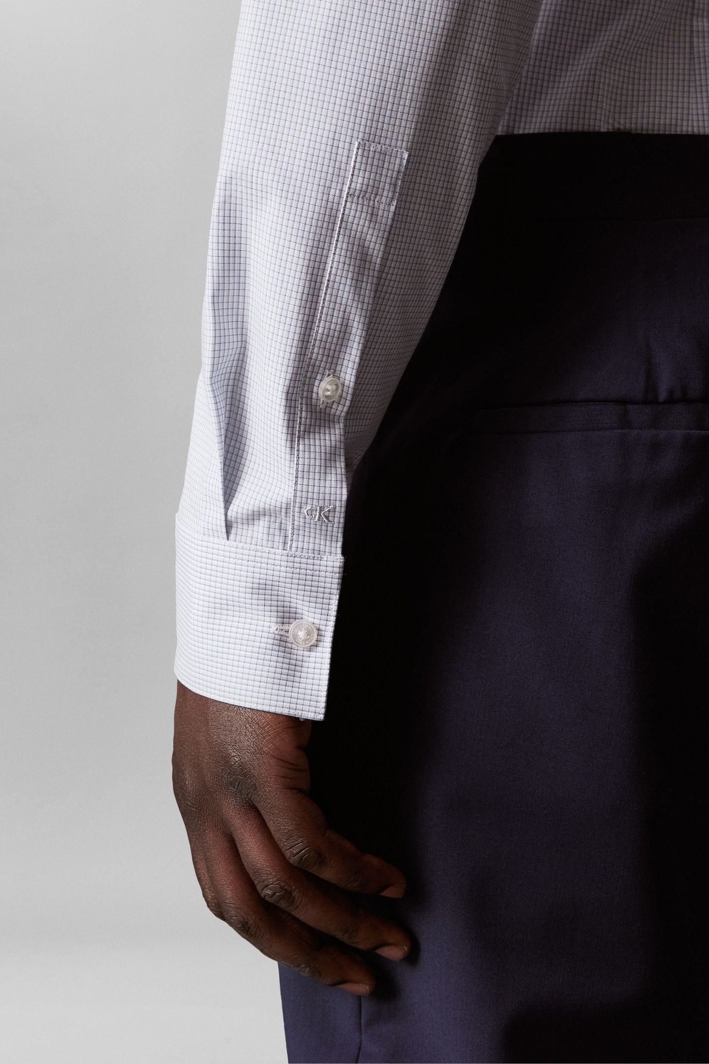 SLIM ESSENTIAL POPLIN SHIRT DENIM DAY 7