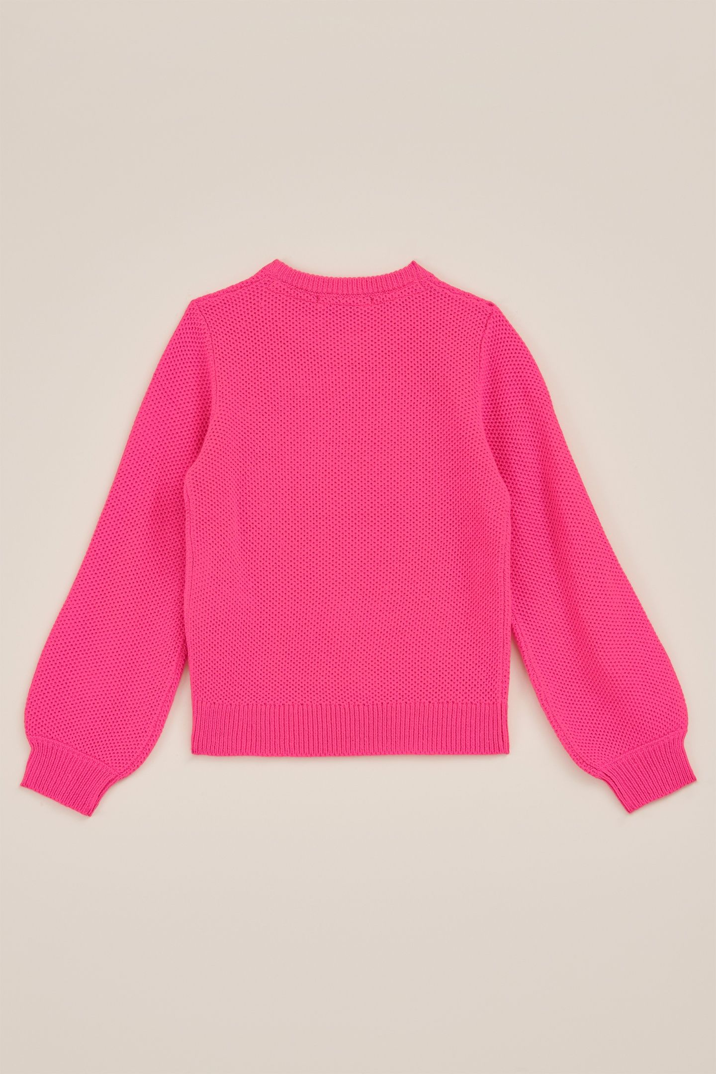 KNITTED PULLOVER BRIGHT PINK 4