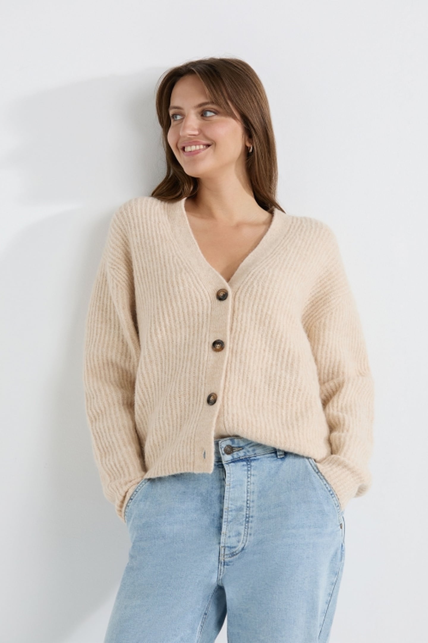 ANNABELLA CARDIGAN SAND 2