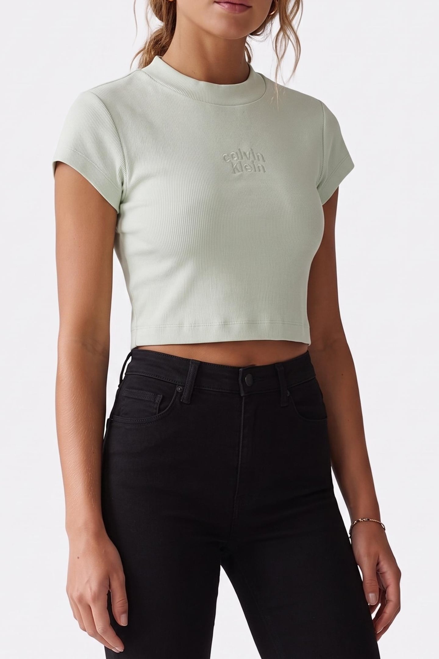 SHORT SLEEVE SEASONAL LOGO BABY TEE PHANTOM GREEN 1
