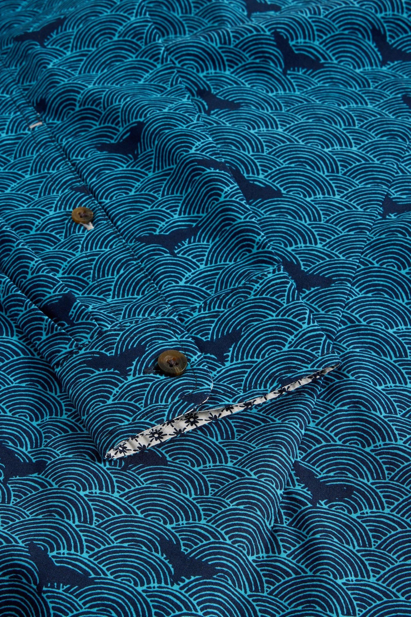 WAVES PRINTED SHIRT BLUE PRINT 6