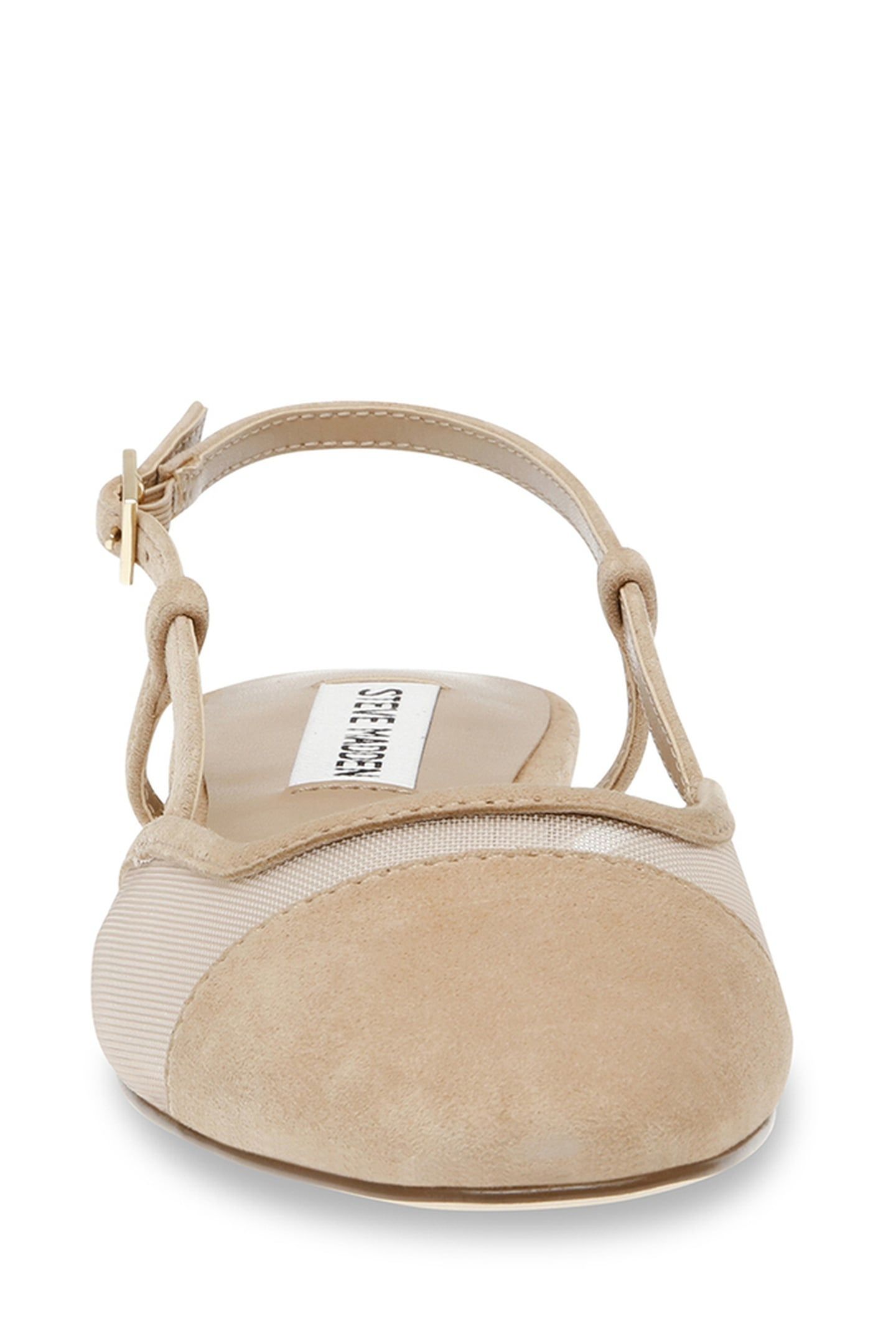 BELINDA-M FLAT SHOES TAN SUEDE 5