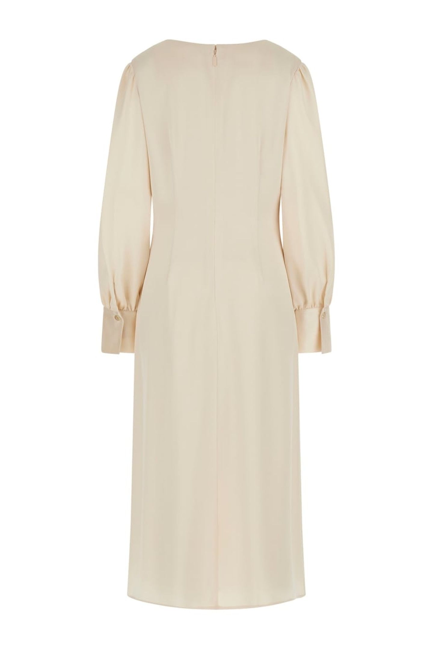 DION WRAP MIDI DRESS FAWN TAUPE MULTI 2