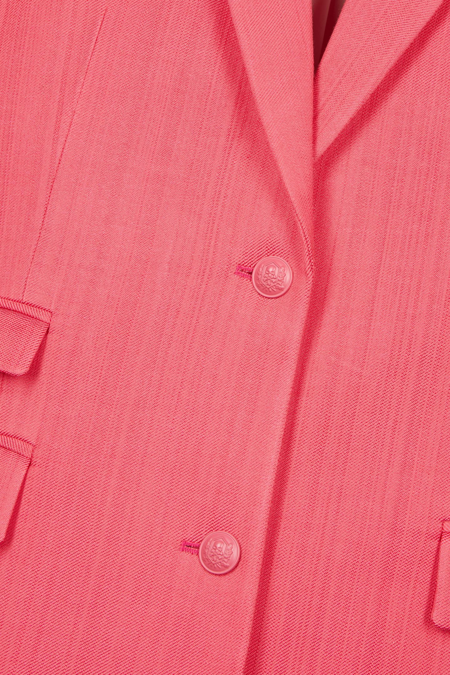 SUIT JACKET RIGHT SIDE POCKETS AND FRONT BUTTONS RETRO PINK 7