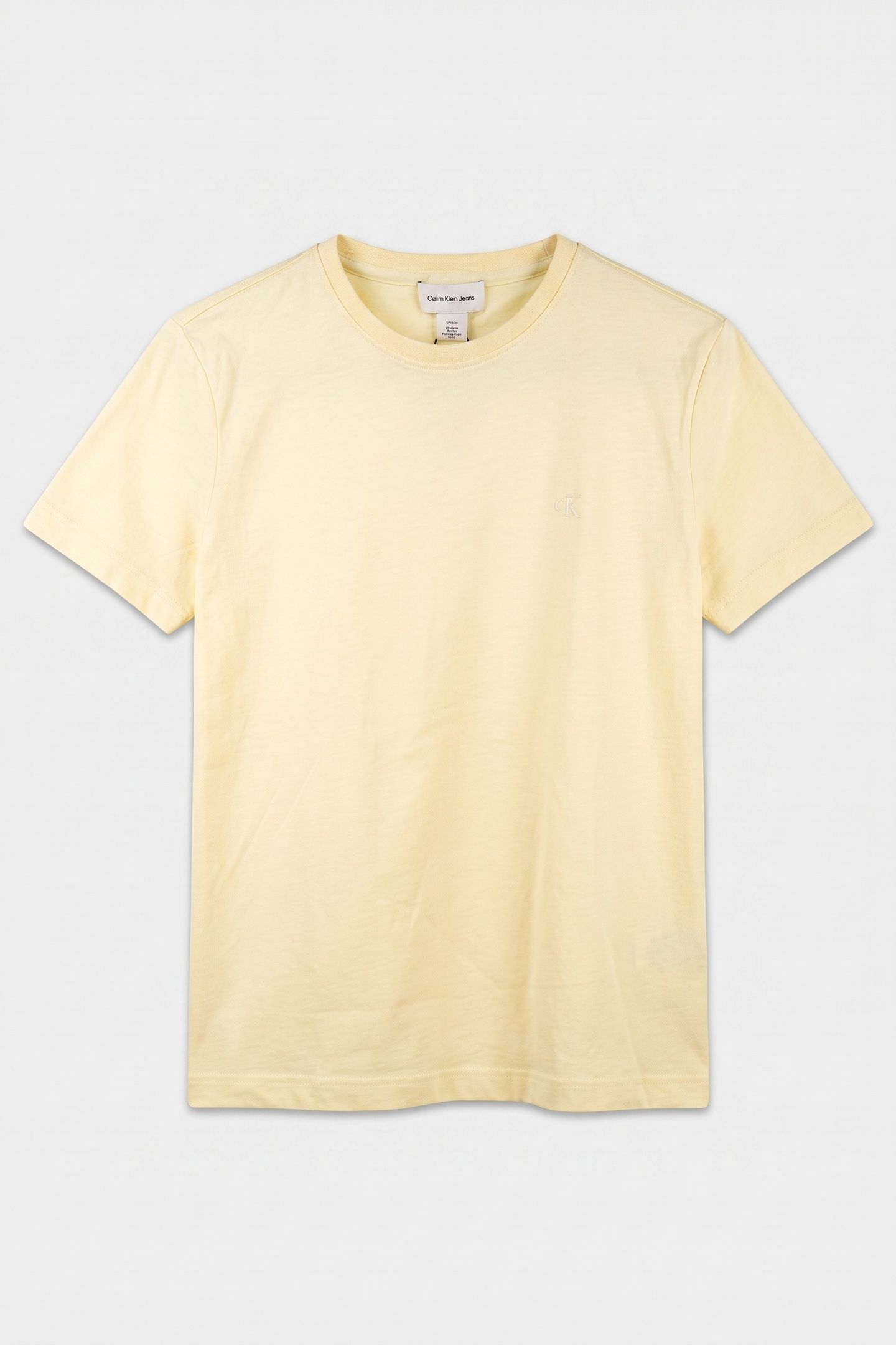 SS MONOGRAM CREW TEE FRENCH VANILLA 3