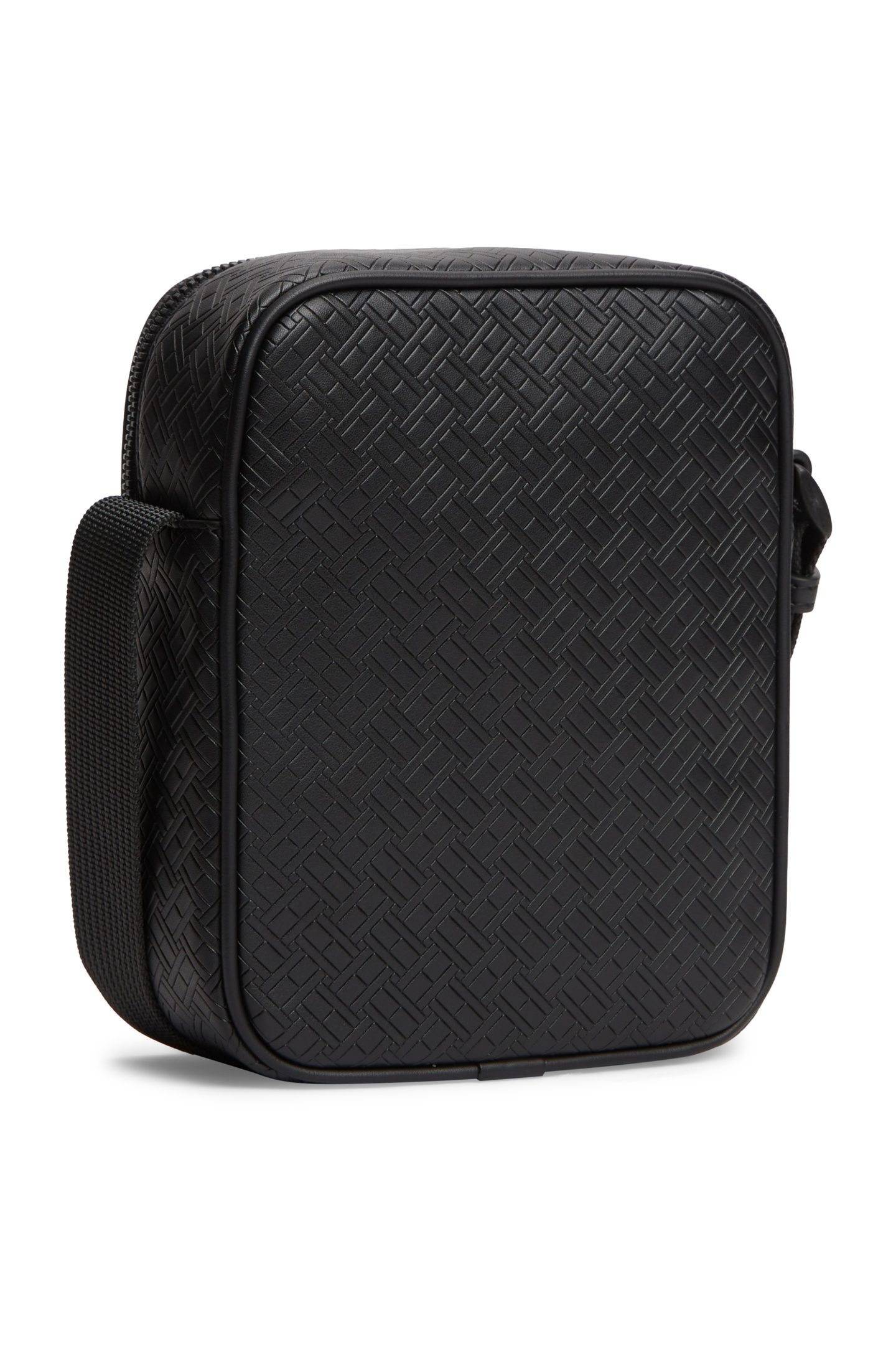 EMBOSSED FLAG MINI CROSSOVER BLACK 3
