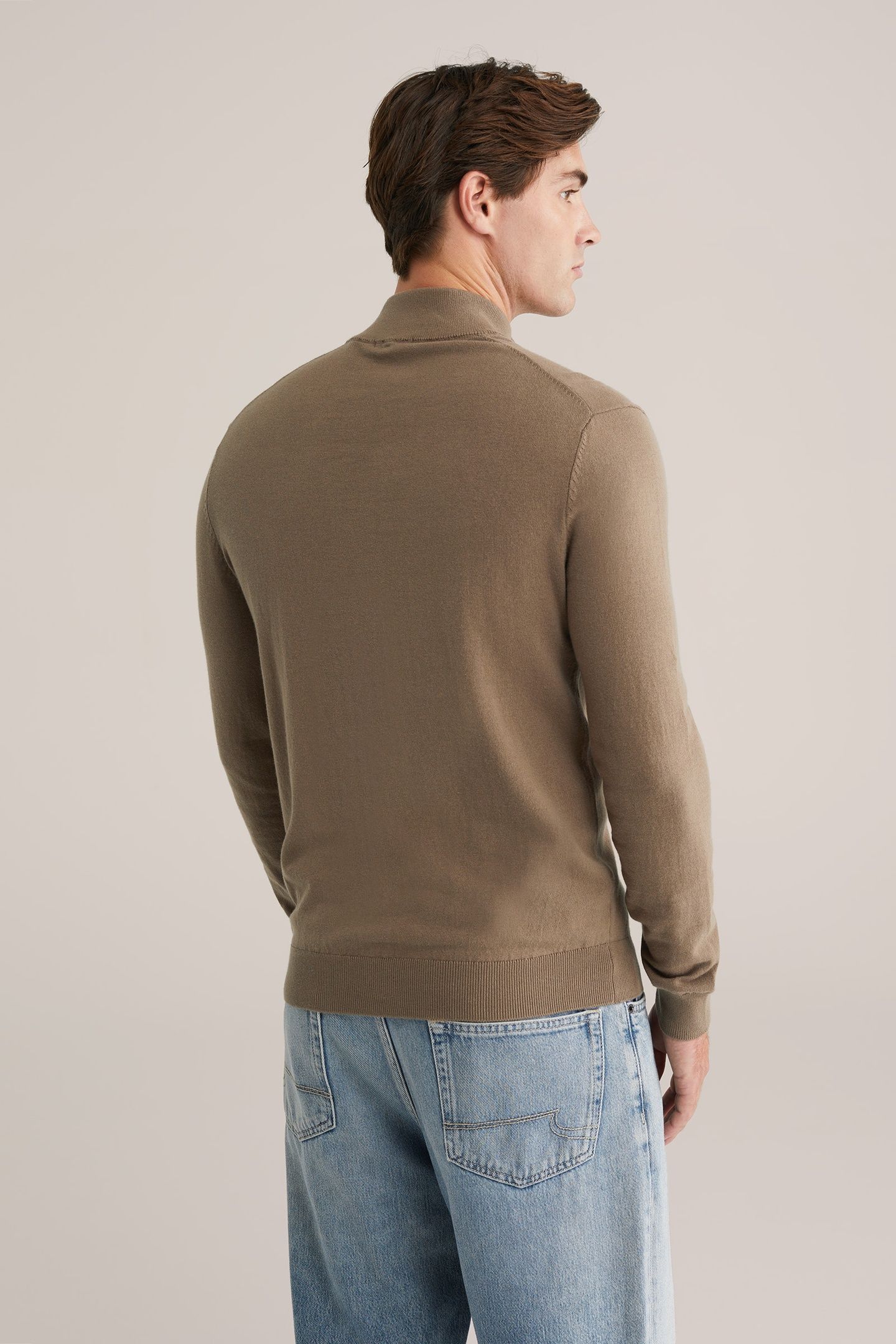 HALFWAY ZIPPER KHAKI 3