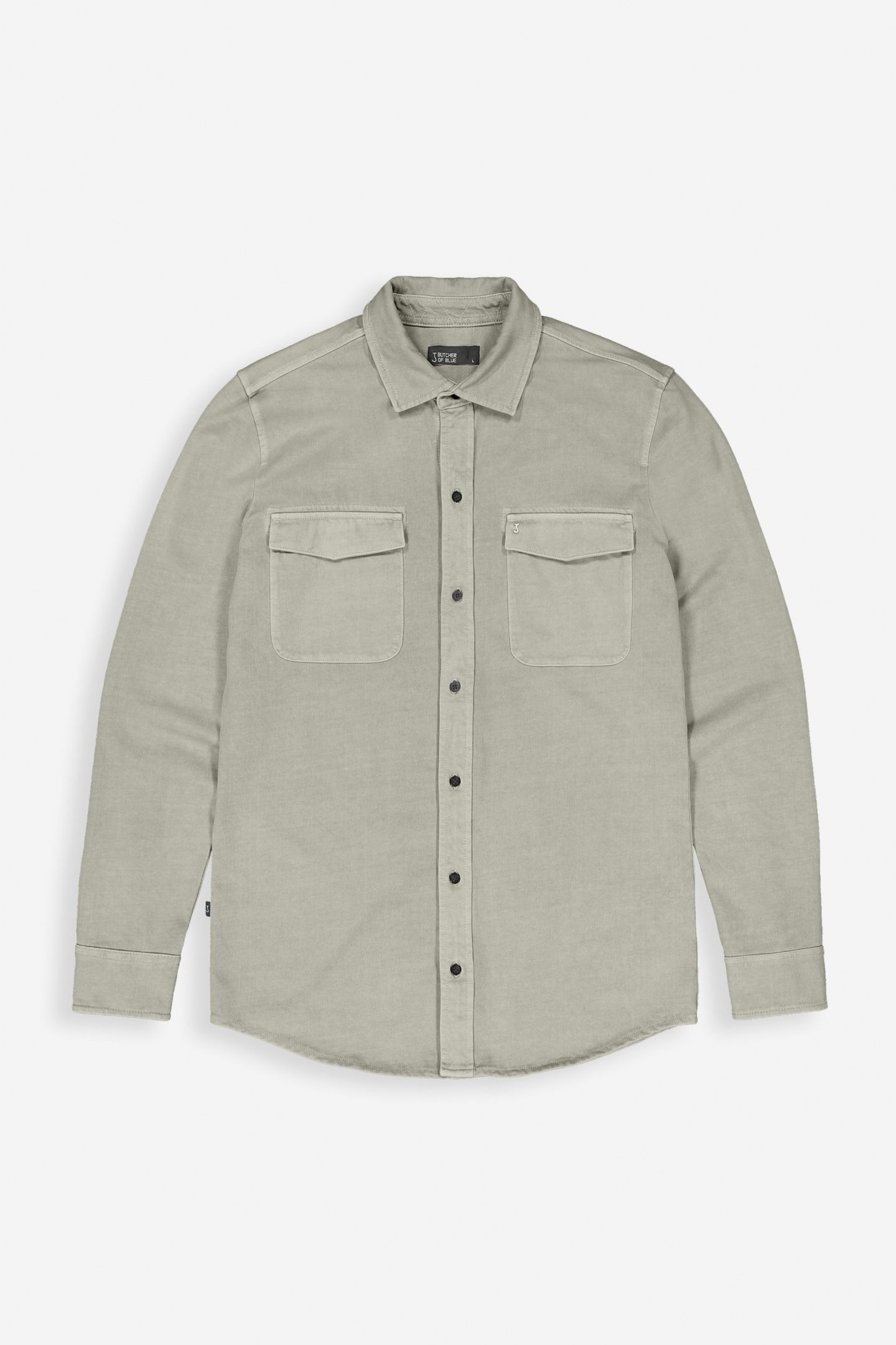 FINN POCKET JERSEY OVERSHIRT SLATE GREY 3