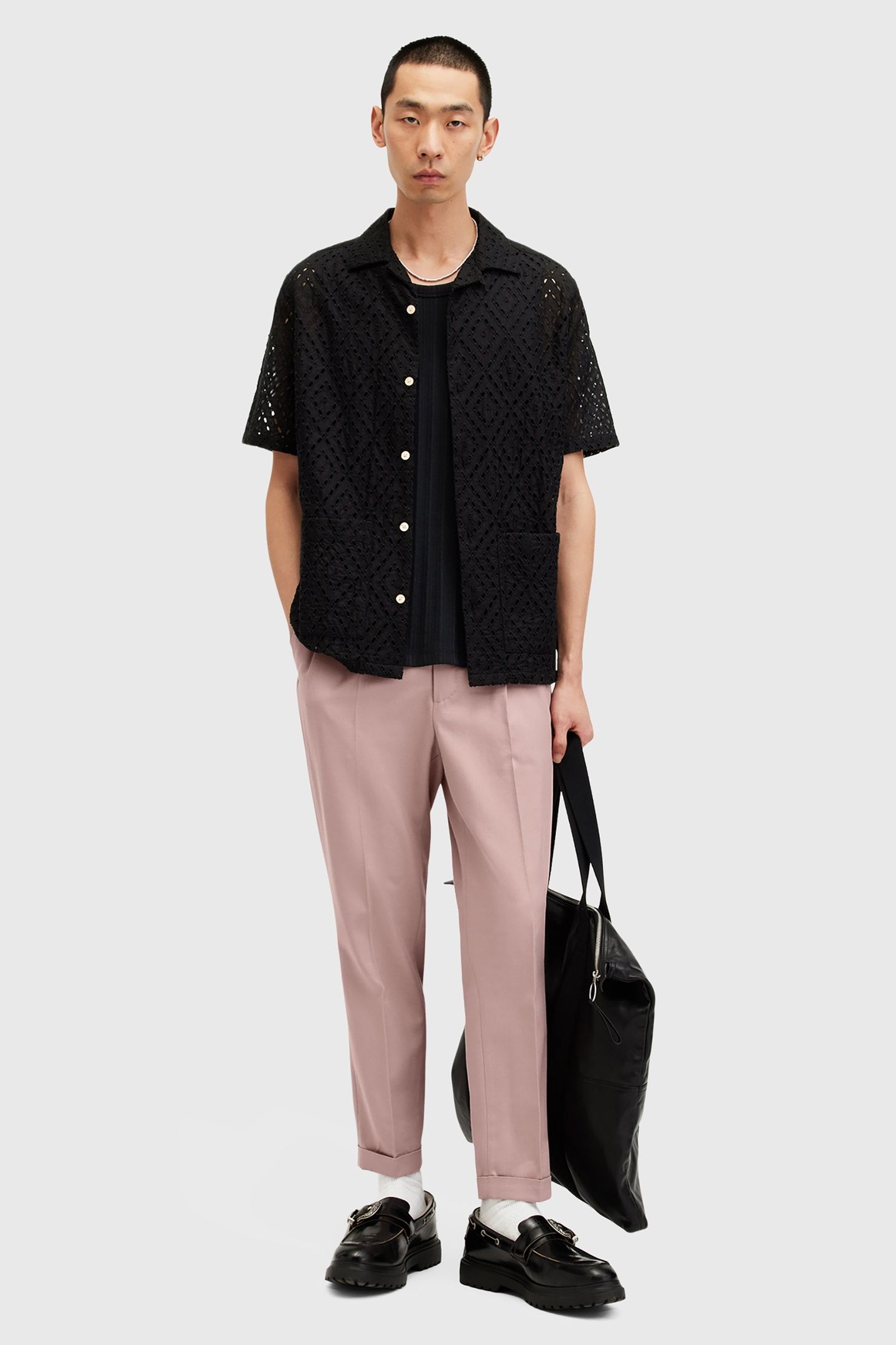 TALLIS TROUSER DUSTY PINK 1