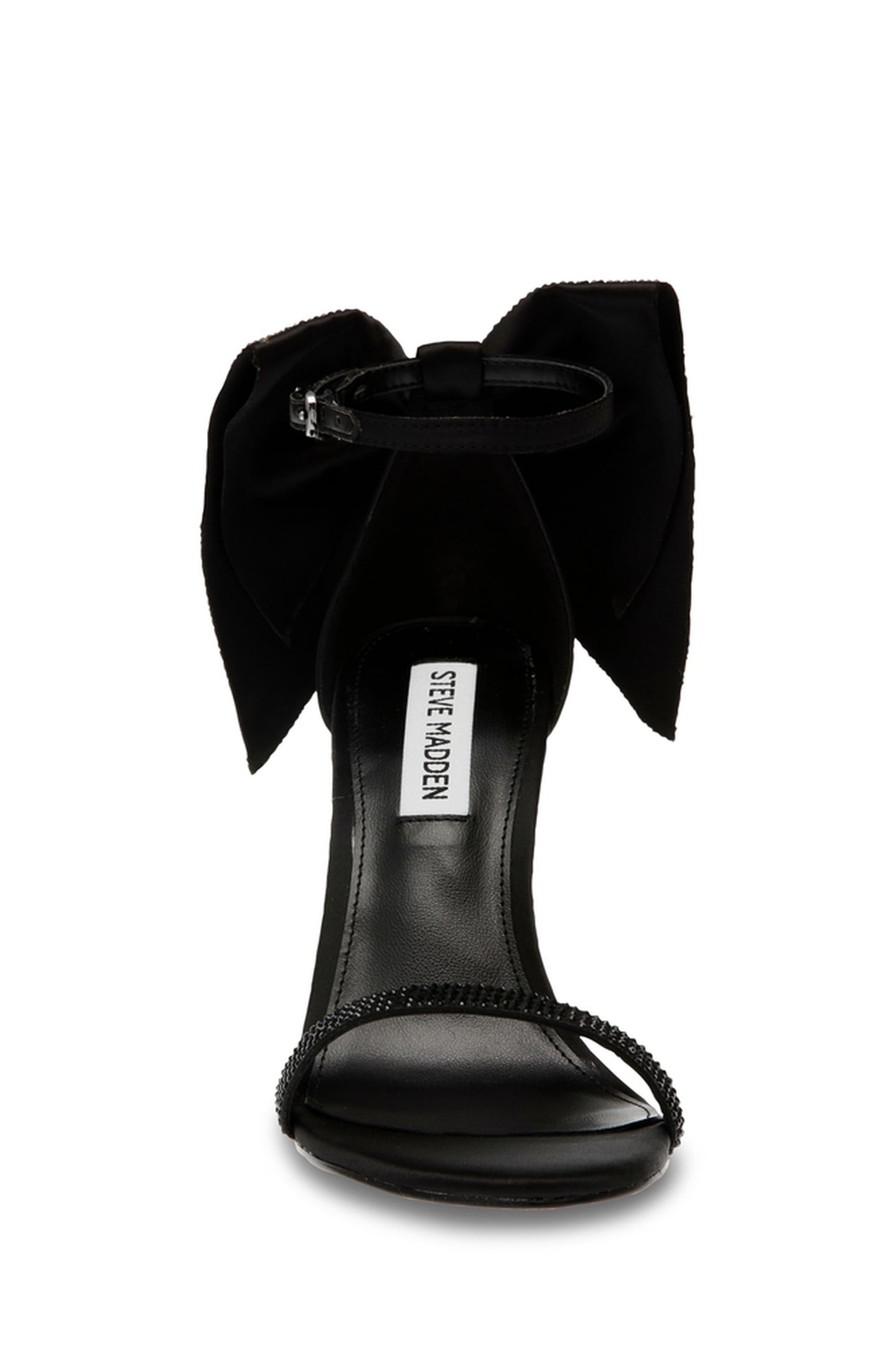 BELLAROSA SANDALS BLACK SATIN 2
