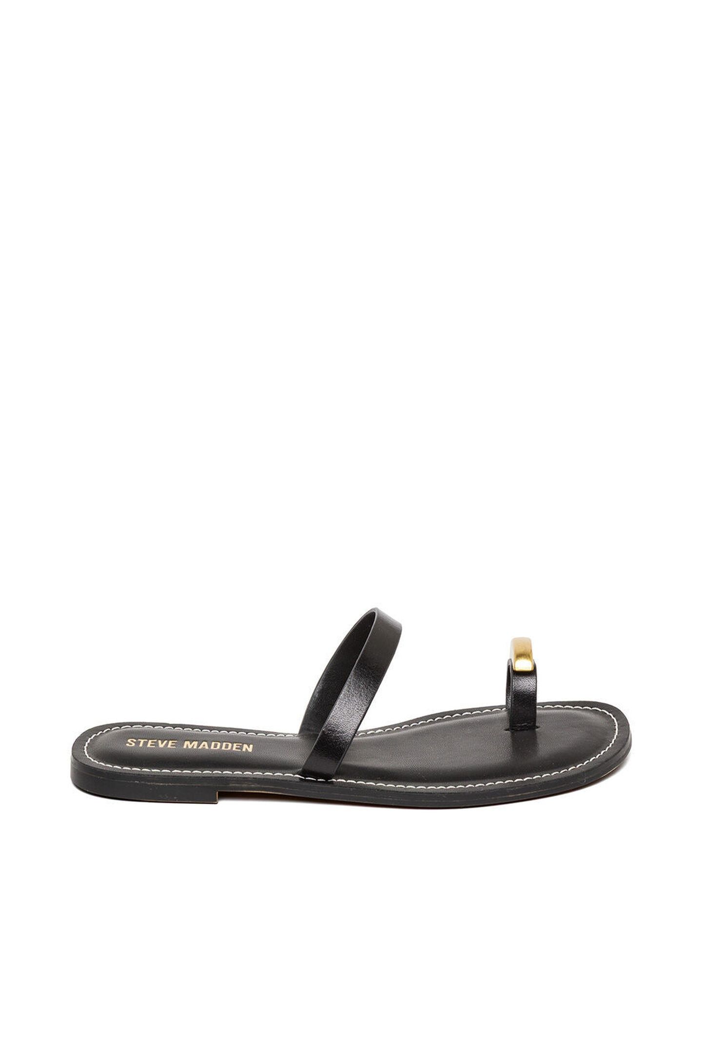 COPSE SLIDES BLACK LEATHER 1