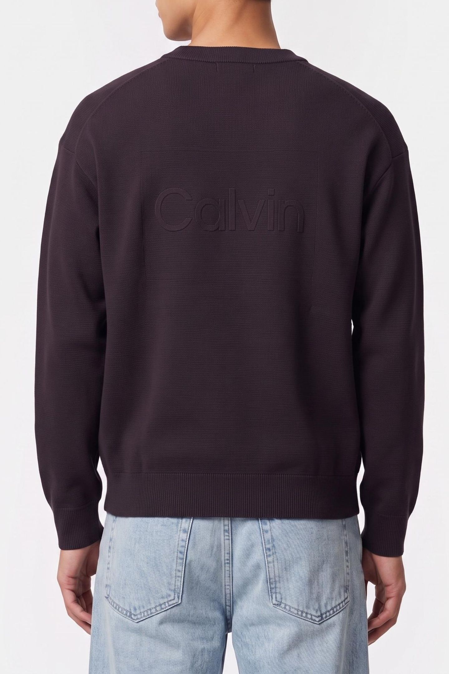 LONG SLEEVE 3D CHEST LOGO MODERN FIT TEE EVENING SUNSET 2